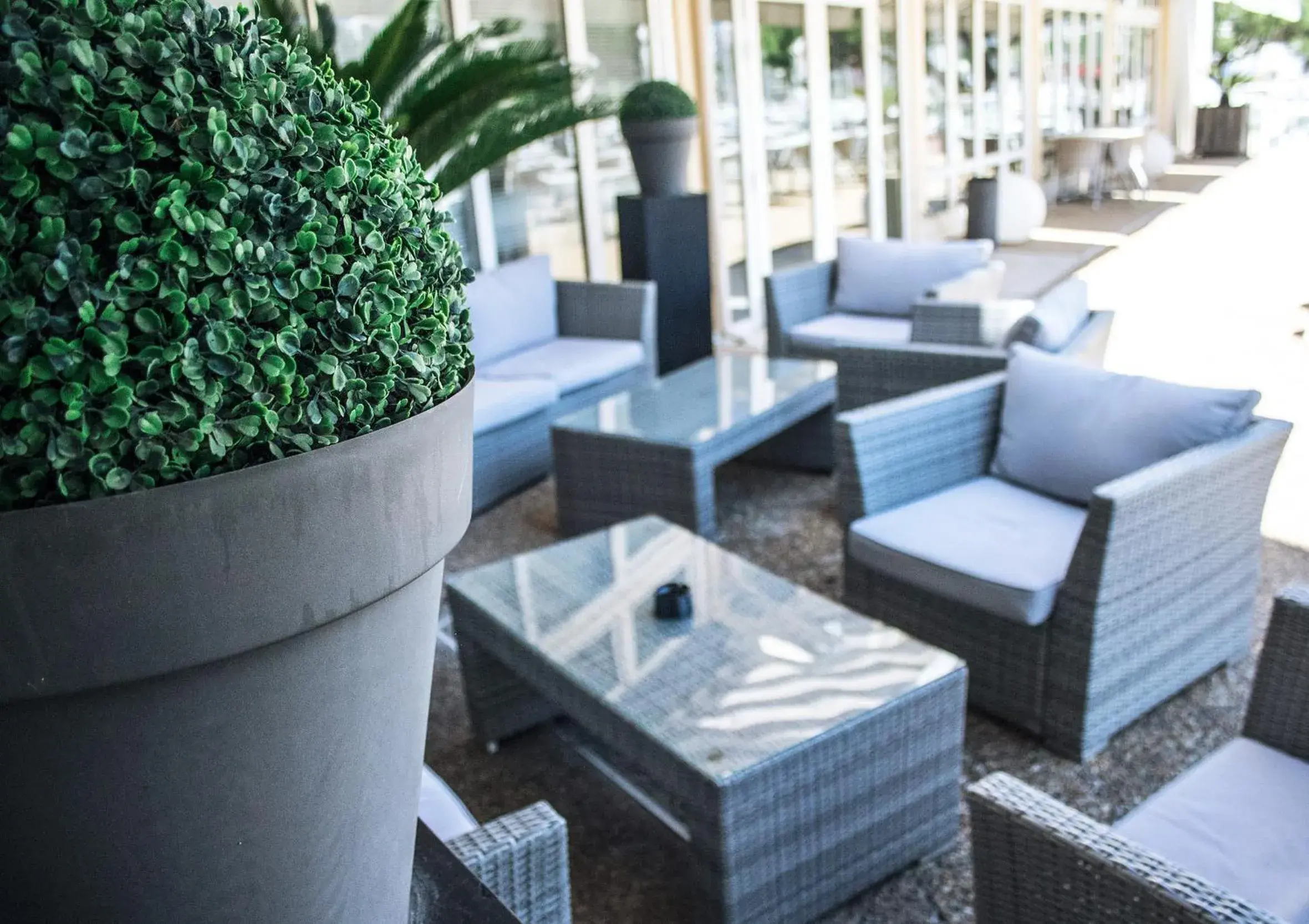 Patio in The Originals Boutique, Hôtel Neptune, Montpellier Sud (Inter-Hotel)