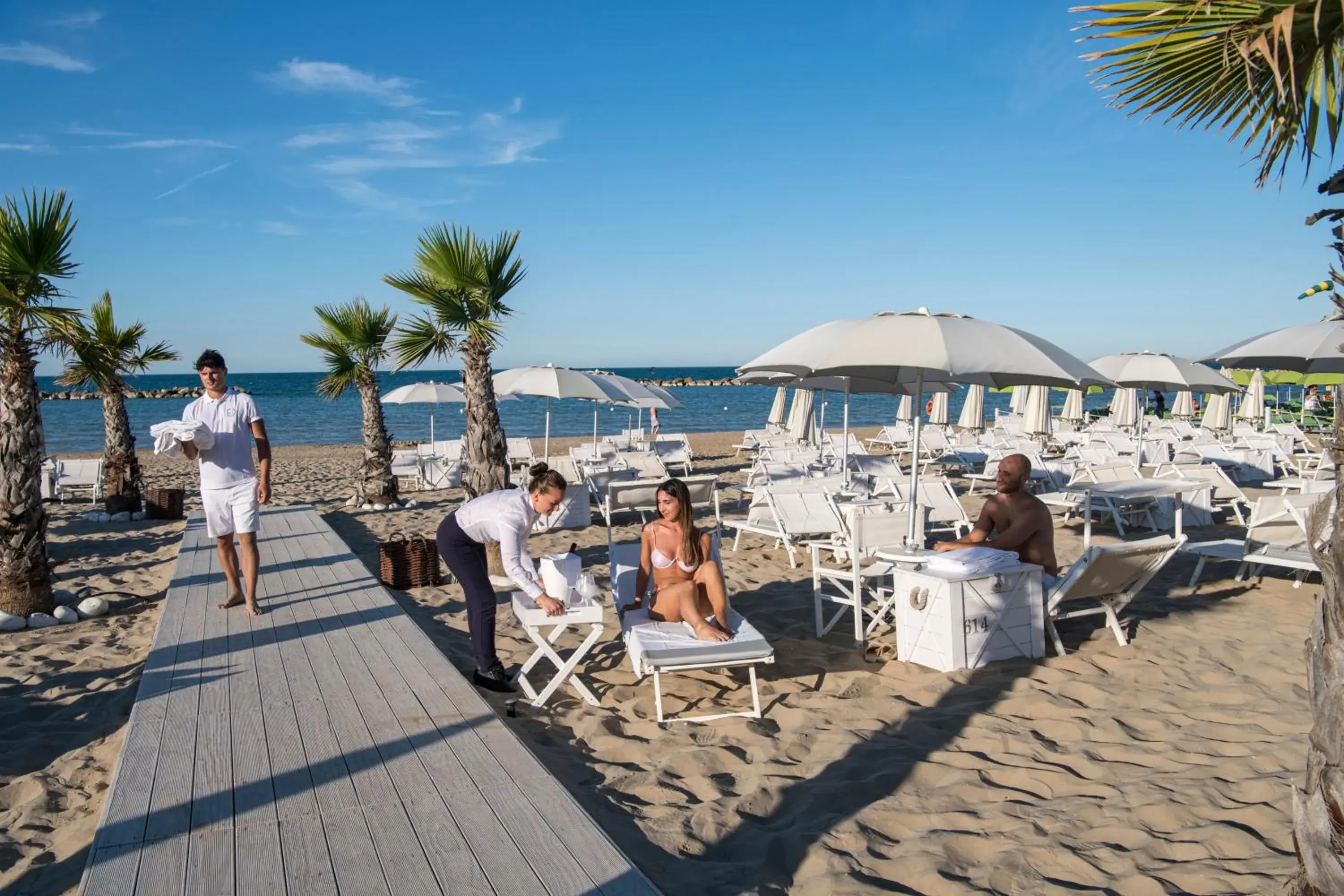 Beach in Hotel Excelsior