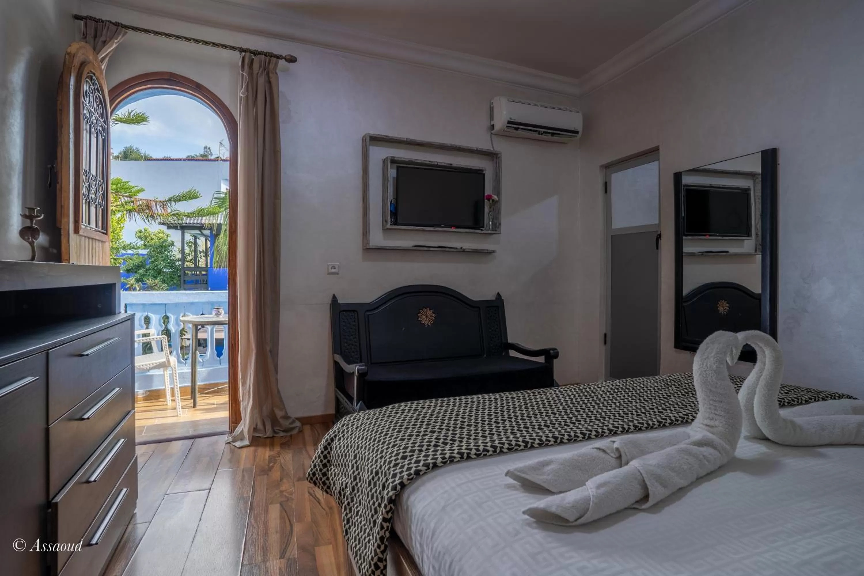 Bed in Hôtel ZIRYAB