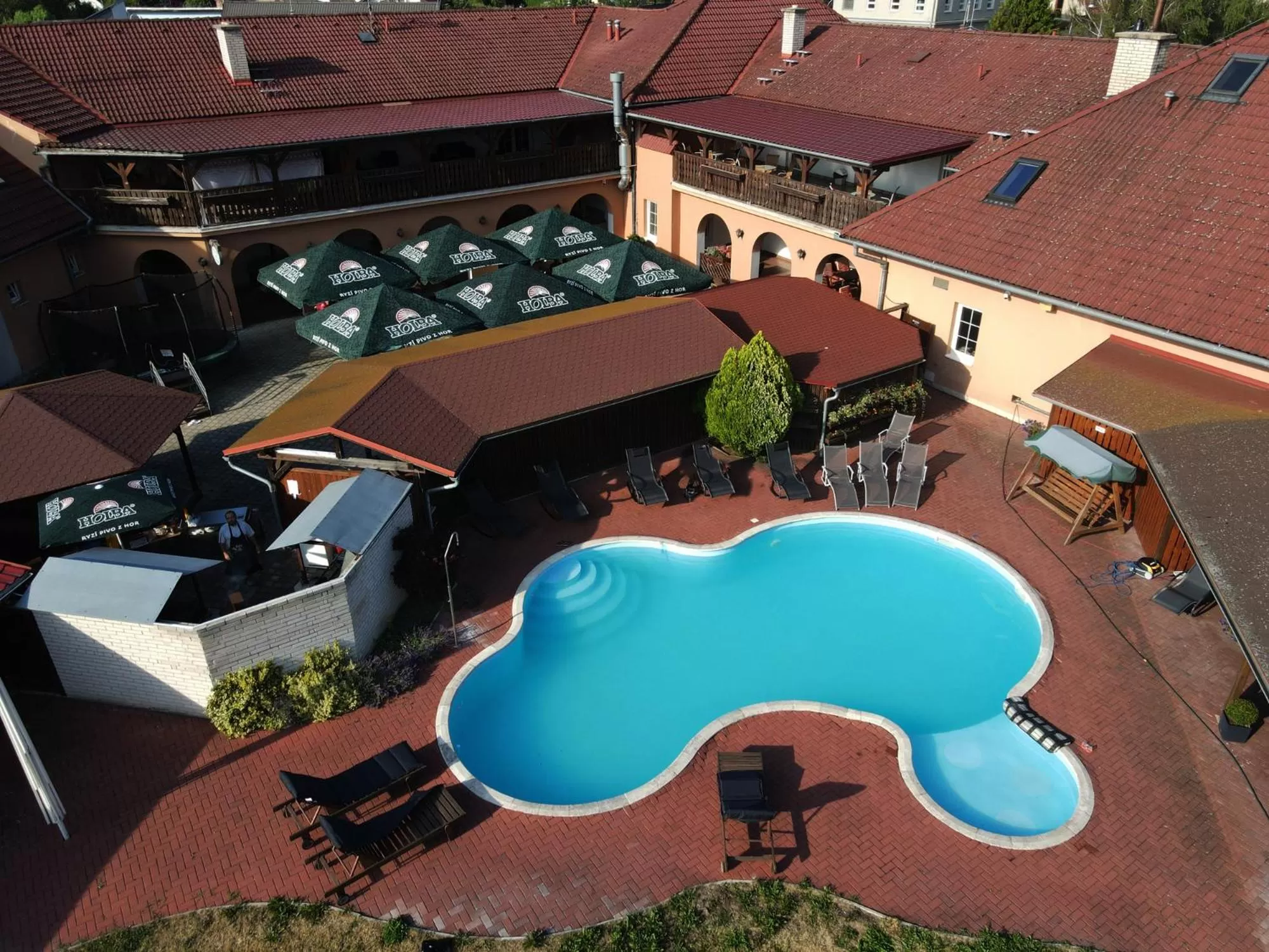 Swimming pool in Hotel Aldo