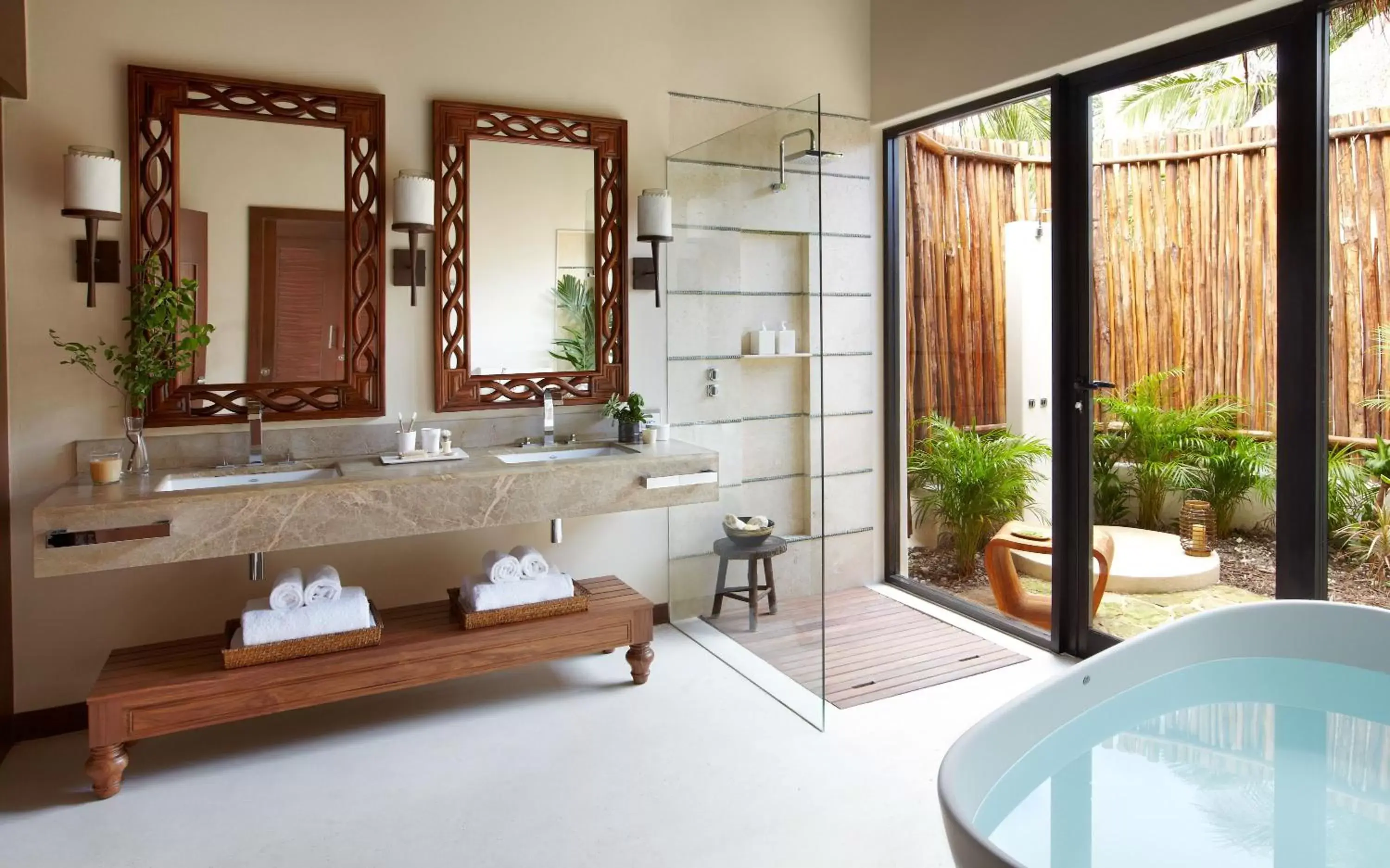 Bathroom in Viceroy Riviera Maya, a Luxury Villa Resort