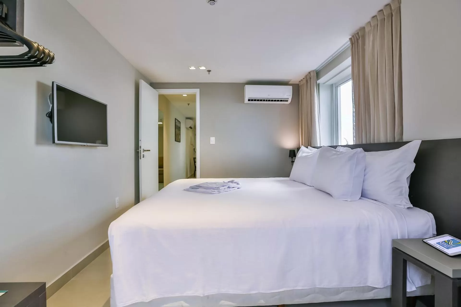 Bed in Quality Suítes João Pessoa