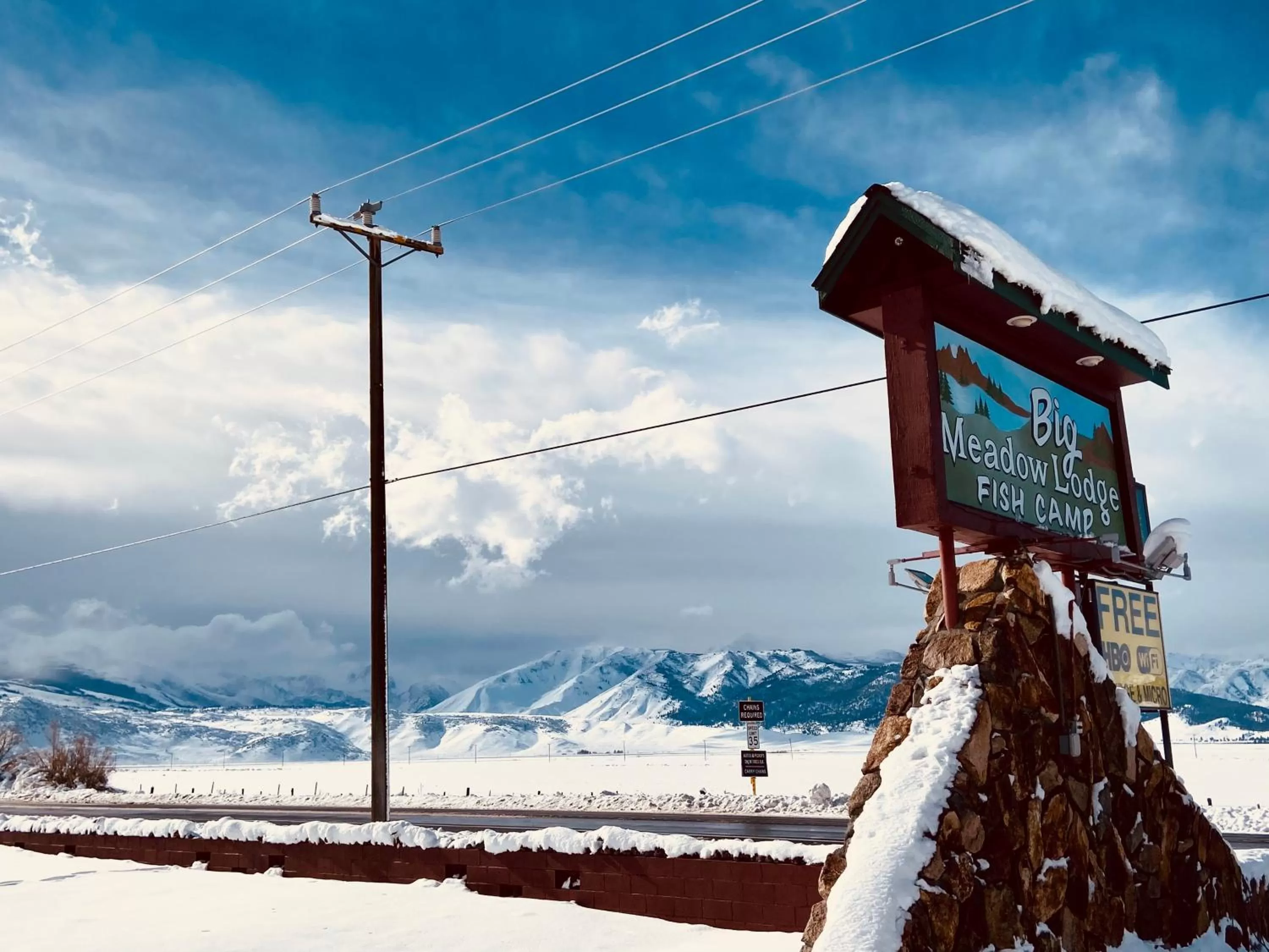 Winter in Big Meadow Lodge