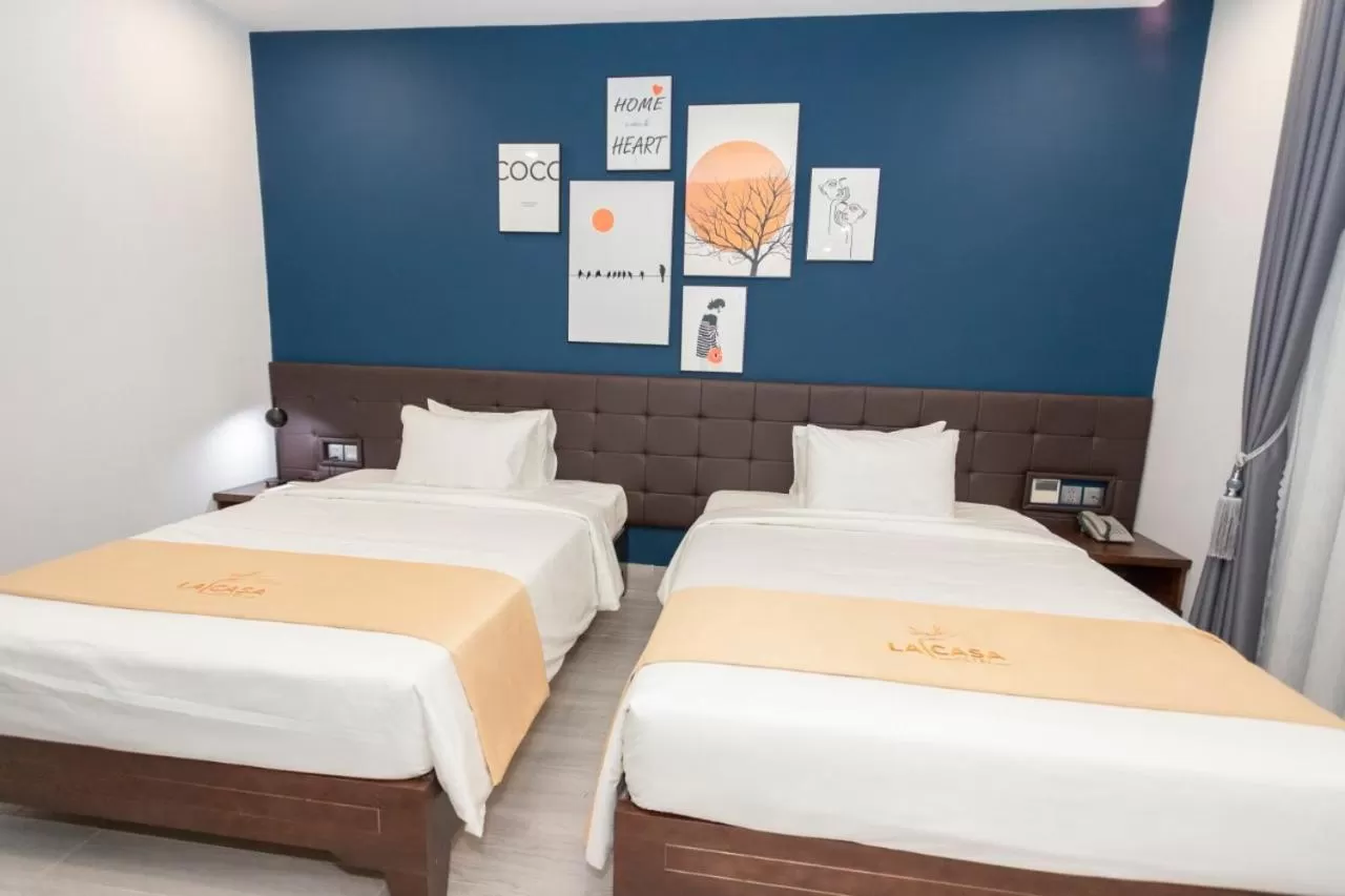 Bed in La Casa Tuy Hòa