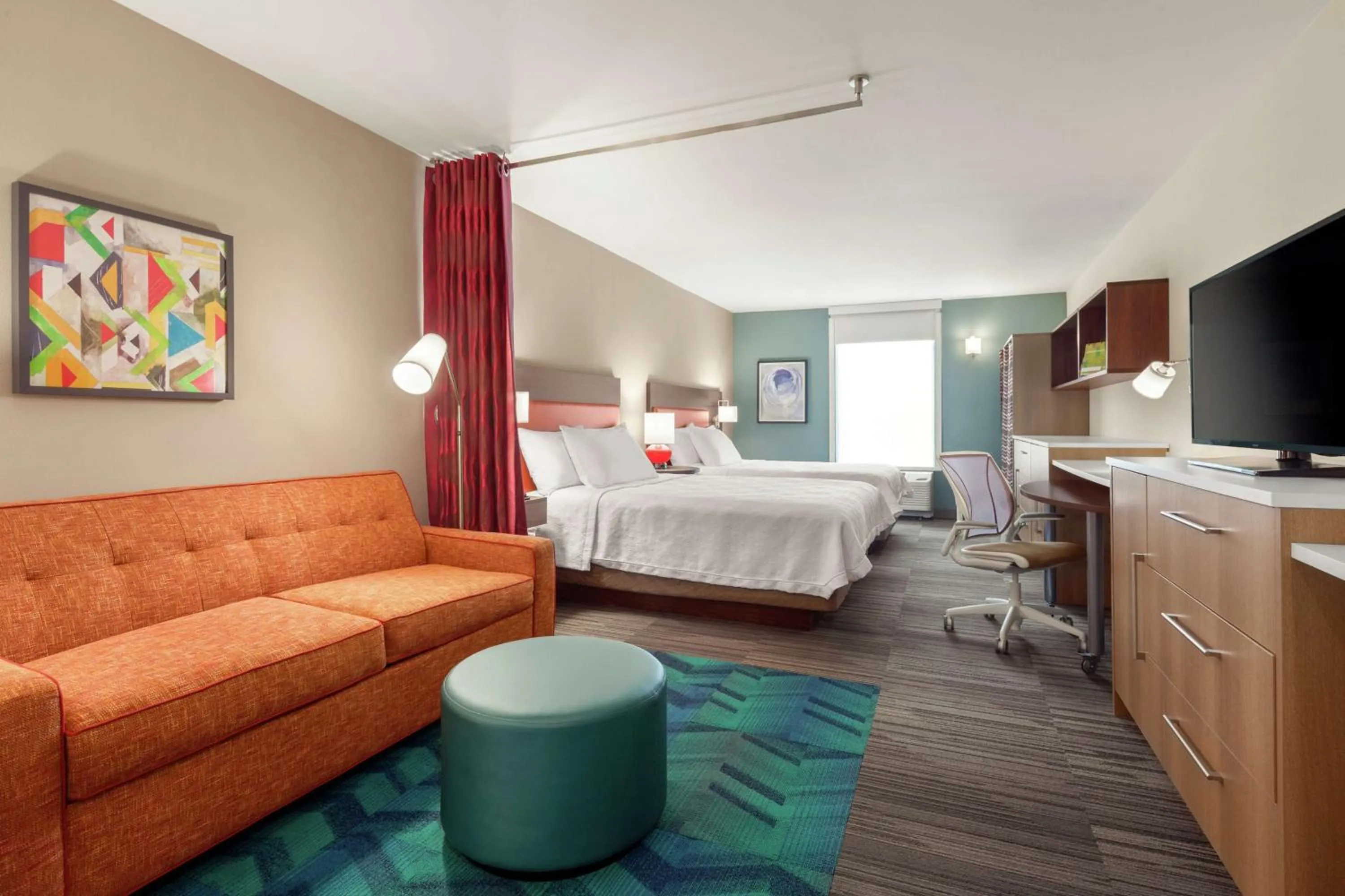 Bedroom, Bed in Home2 Suites By Hilton Sarasota Bradenton Airport