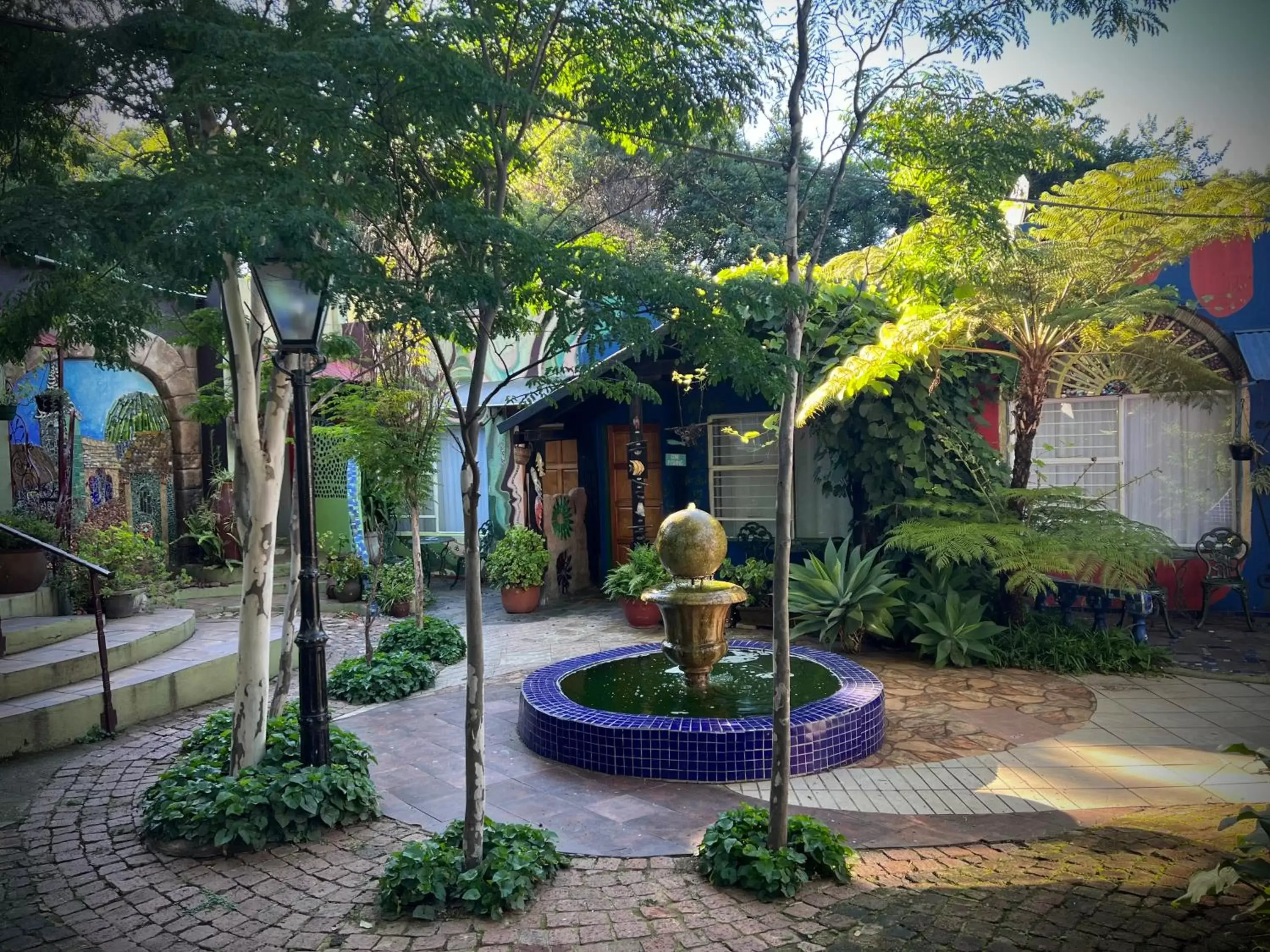 Garden in Rabbit Hole Hotel