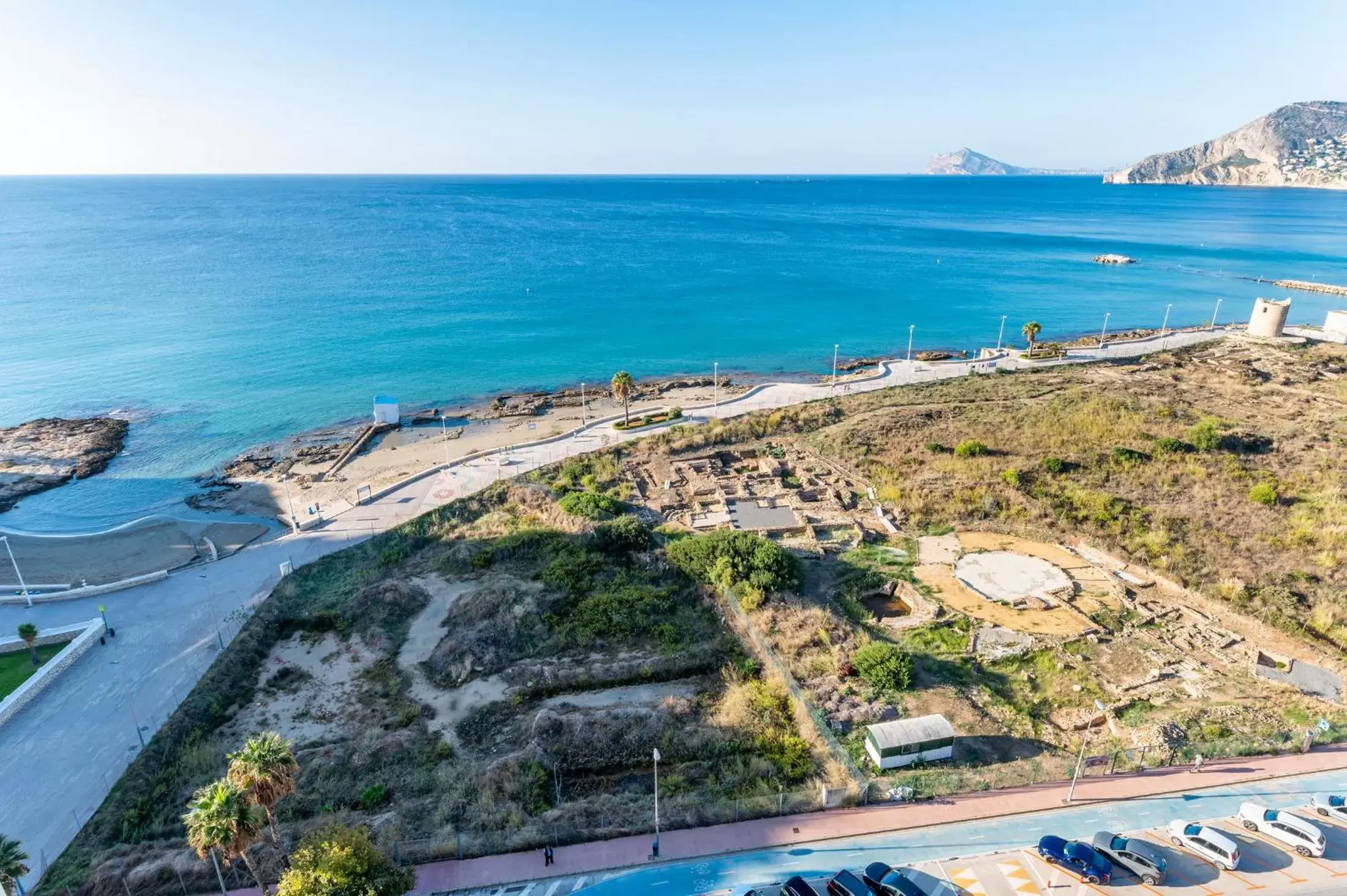 Sea view, Bird's-eye View in Port Europa