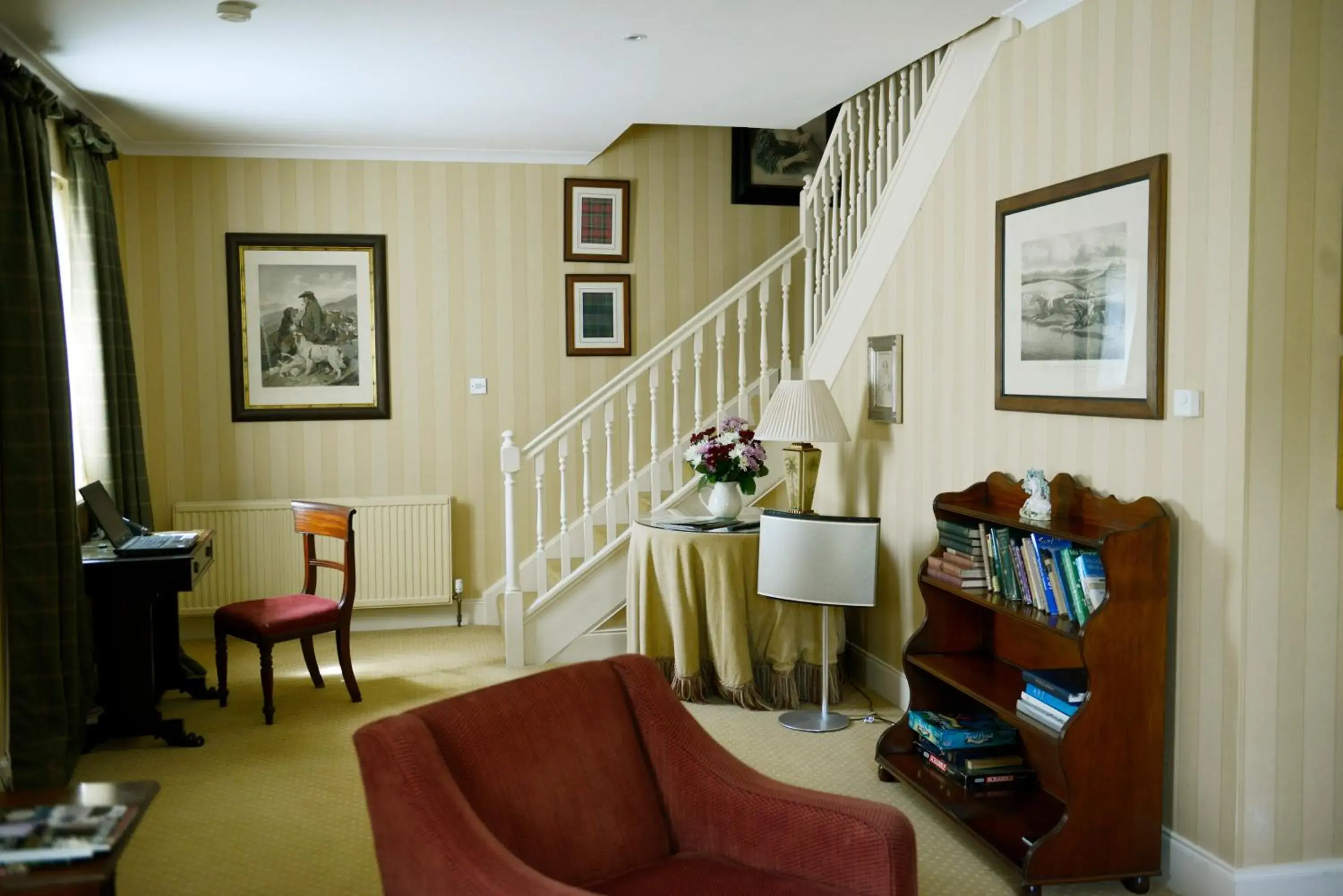 Seating area in Inverlochy Castle Hotel