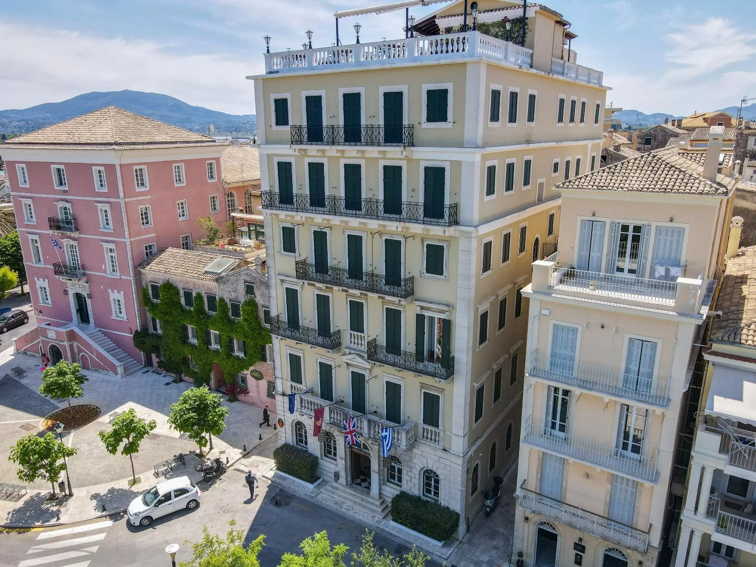 Property building in Cavalieri Hotel