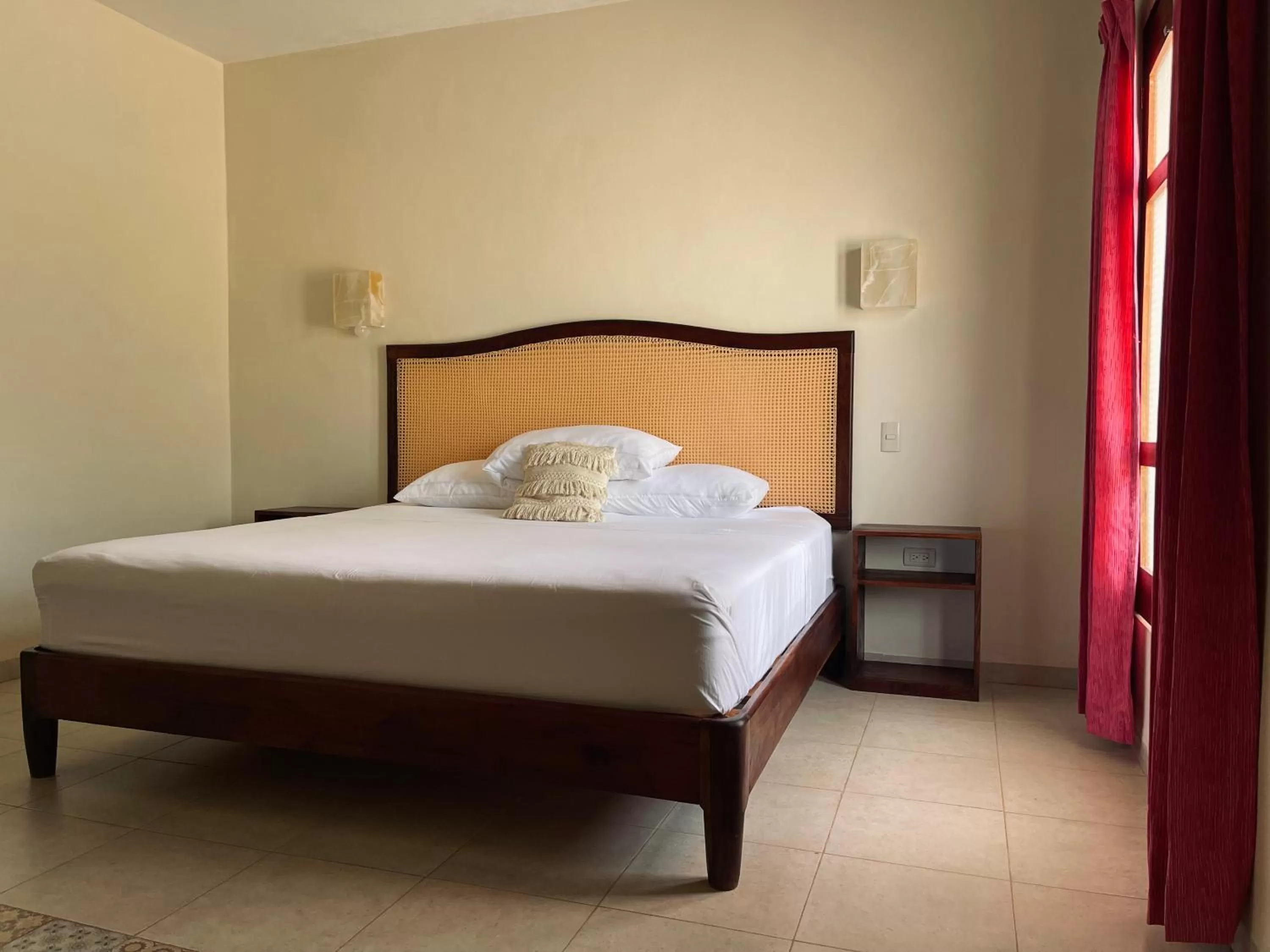 Bed in Hacienda María Elena Yucatán