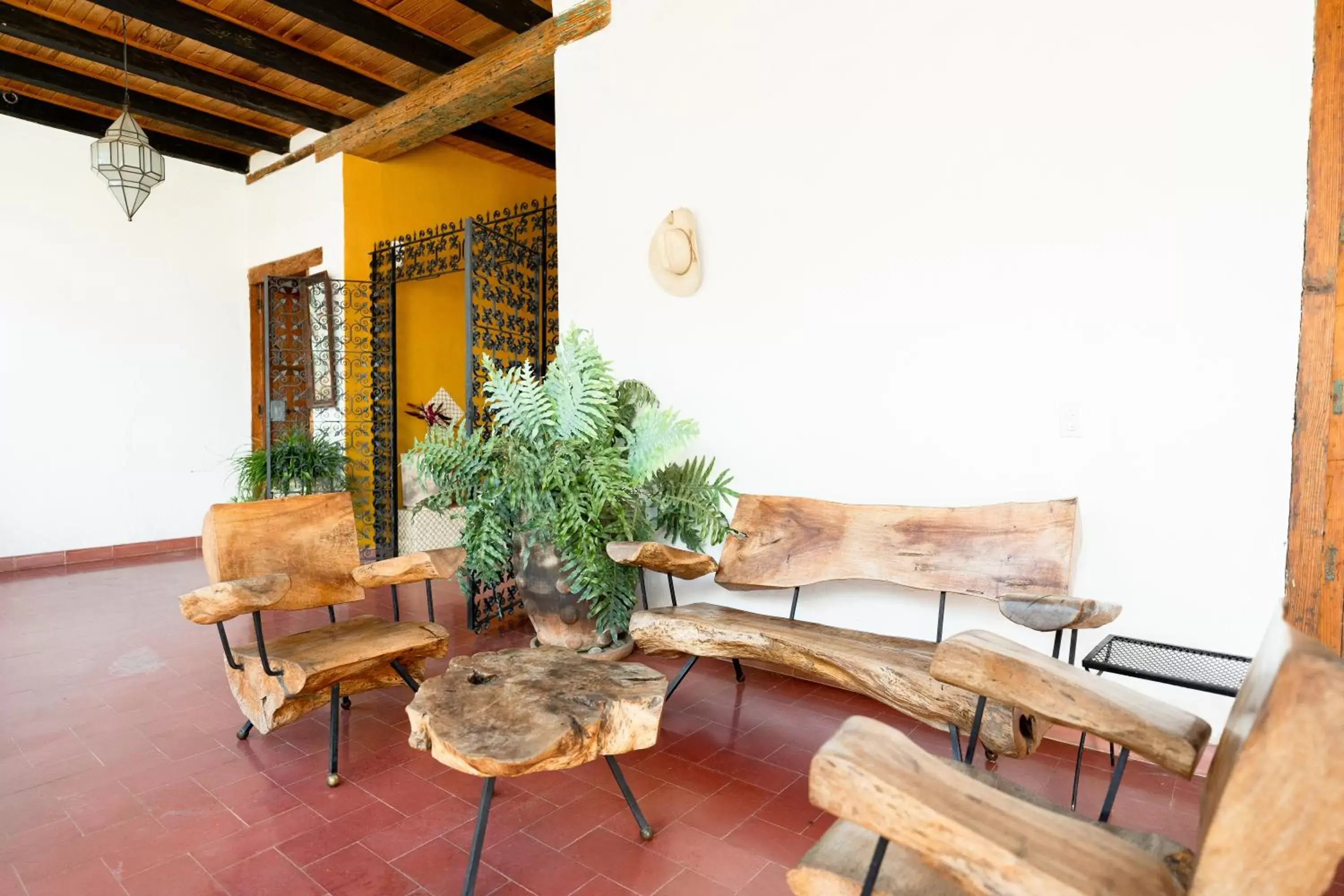 Patio, Seating Area in Casa I. Madero