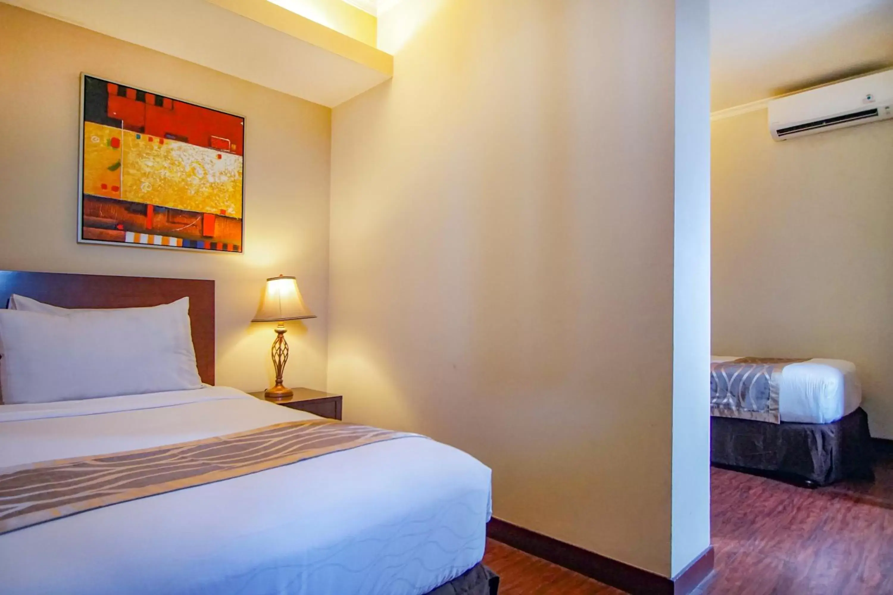 Bed in Grand Dafam Ancol Jakarta