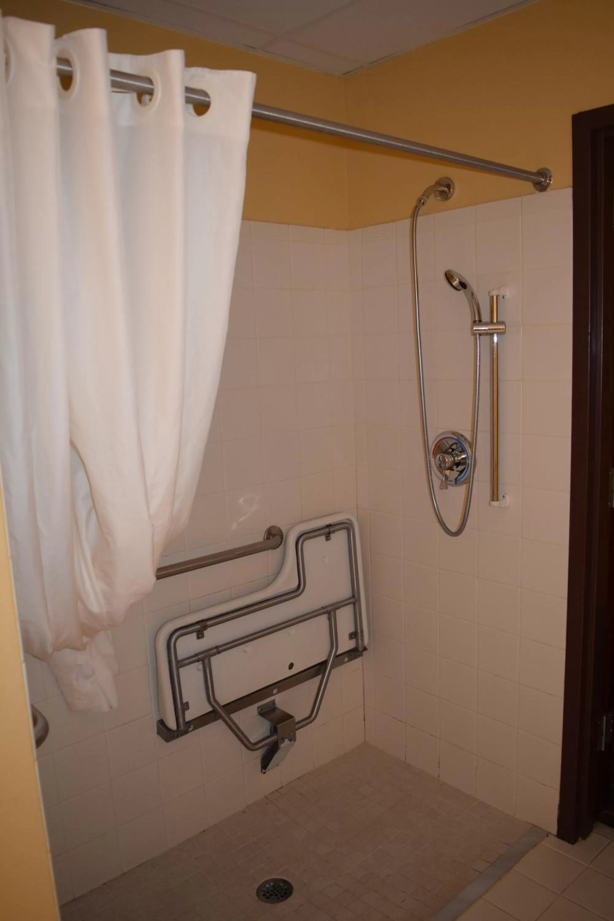 Shower in Microtel Inn & Suites by Wyndham Rock Hill/Charlotte Area