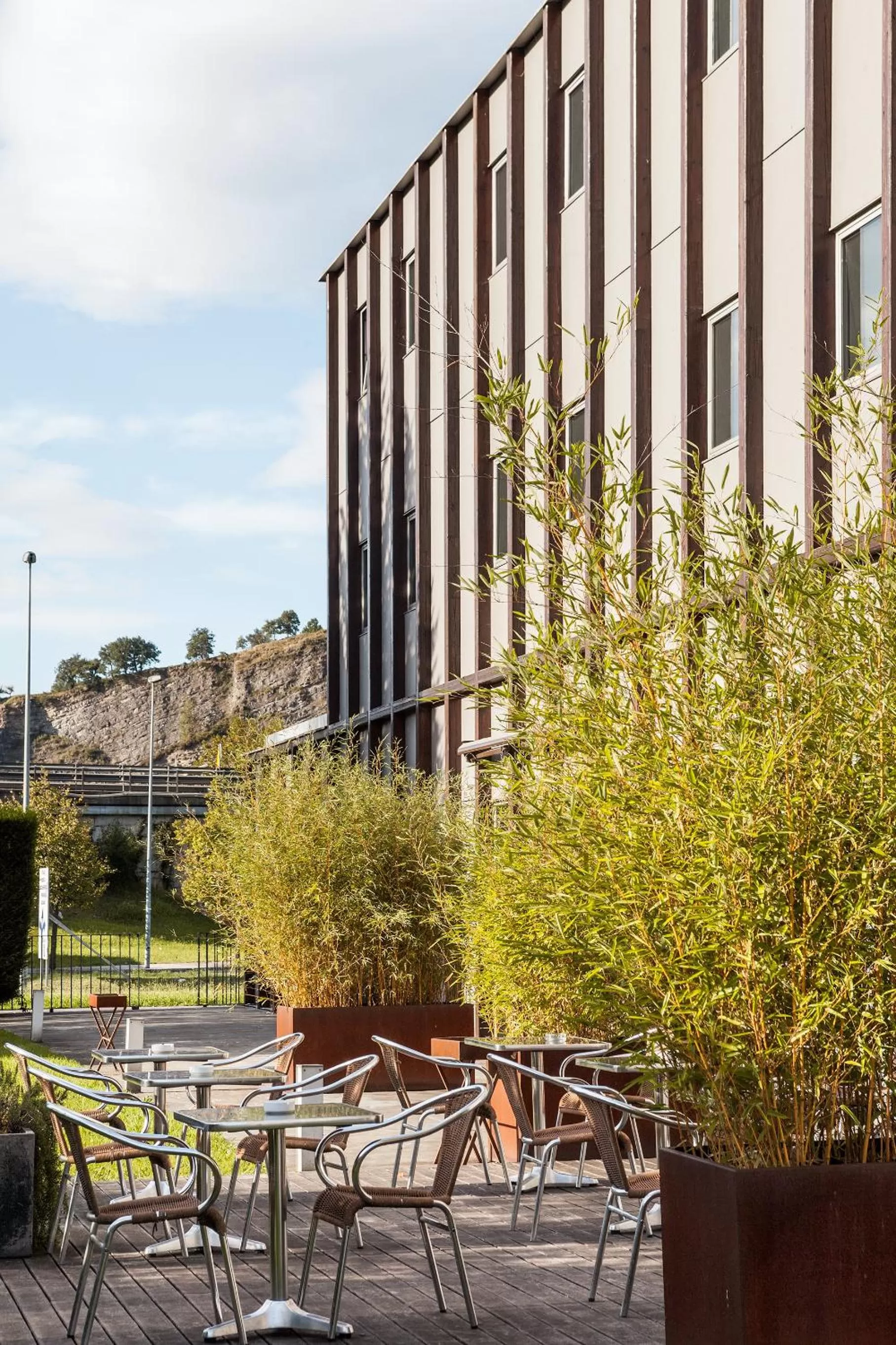 Facade/entrance in ETH Irún