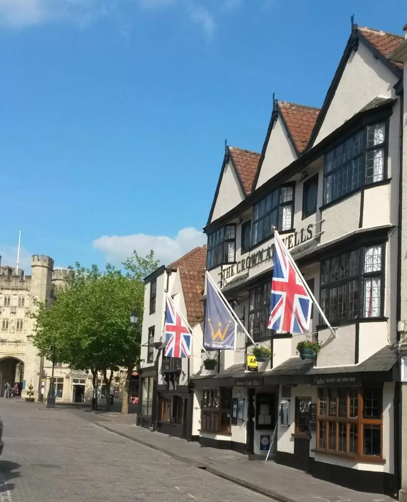 Nearby landmark, Property Building in The Crown at Wells, Somerset