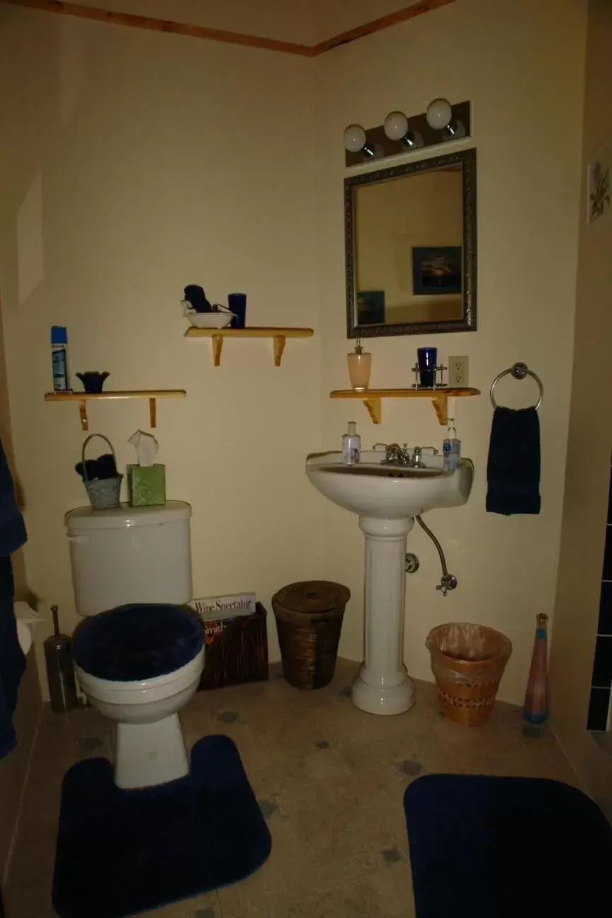 Bathroom in The Garrison Inn a Montana Bed & Breakfast