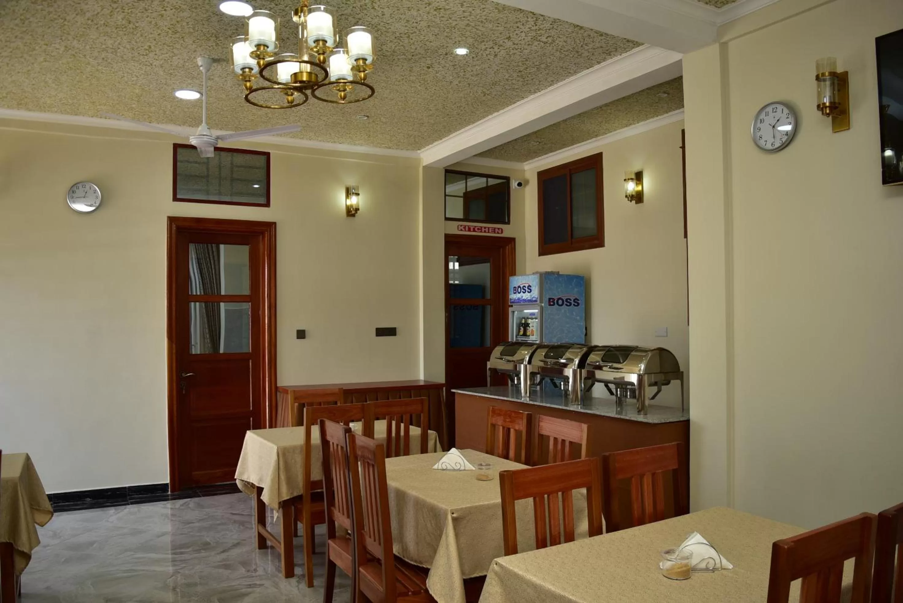 Restaurant/places to eat, Kitchen/Kitchenette in Hancol Hotel