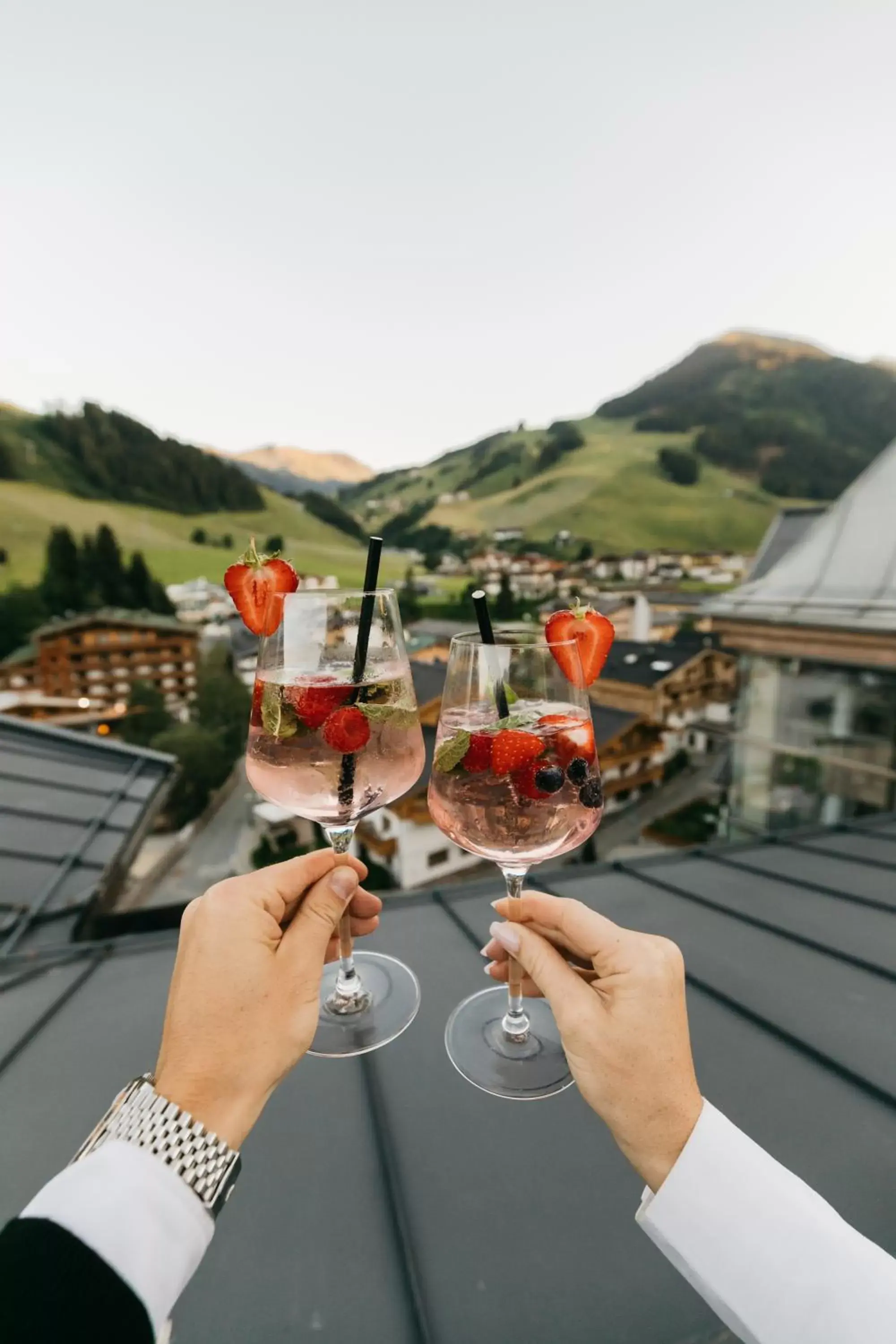 Lounge or bar in Hotel Alpine Palace