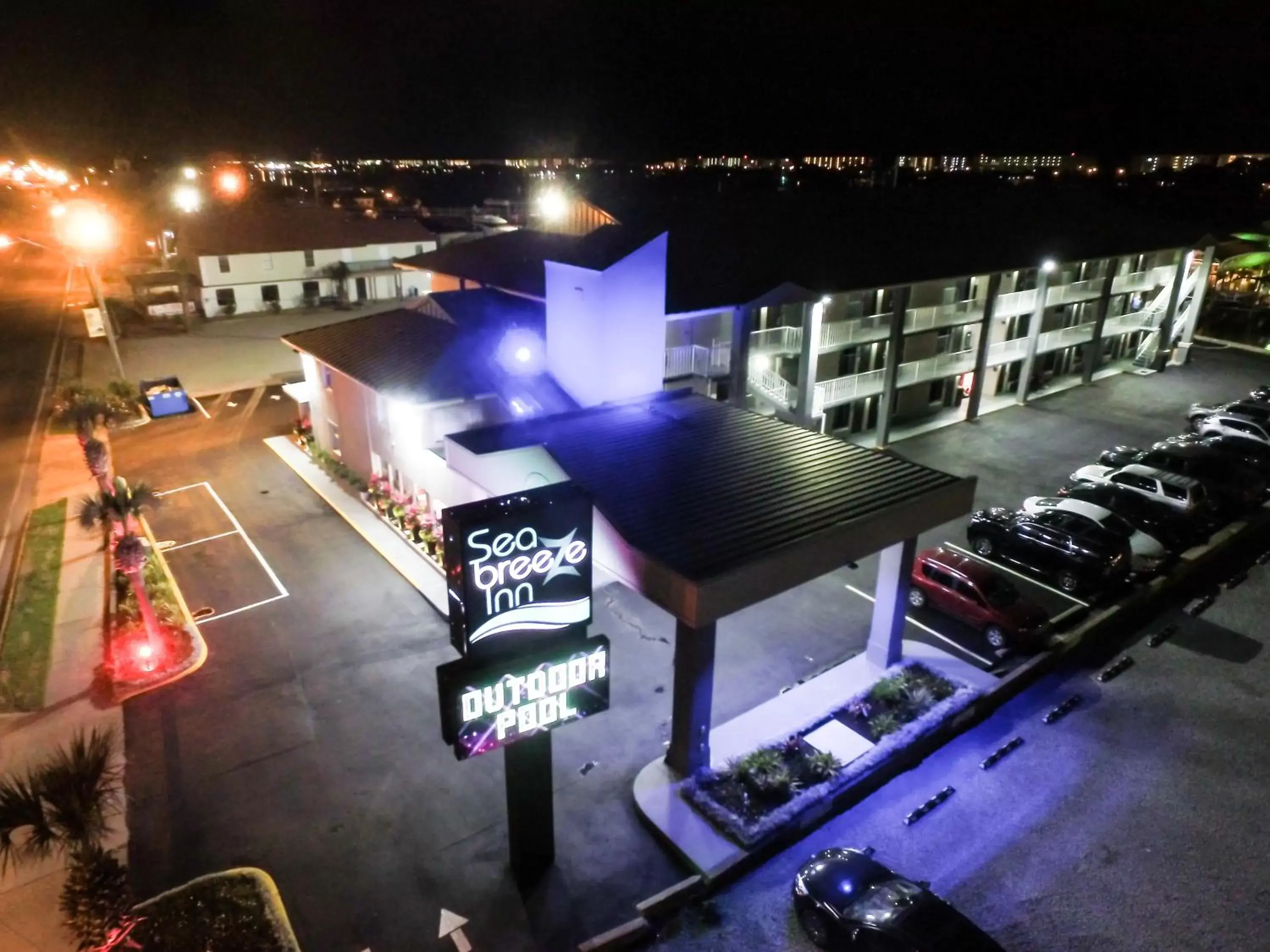 Bird's eye view in Seabreeze Inn - Fort Walton Bird's eye view in Seabreeze Inn - Fort Walton