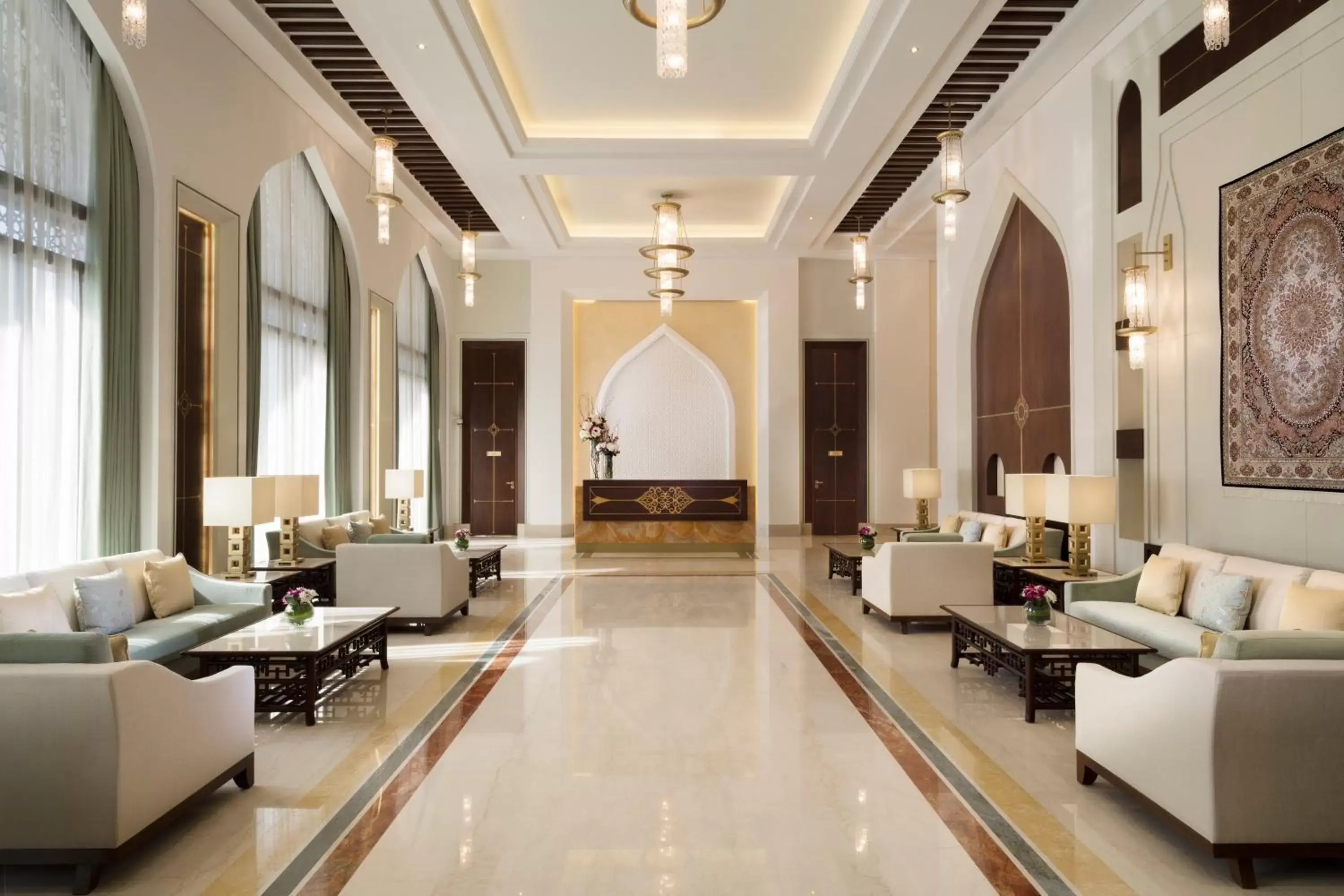 Lobby or reception, Lobby/Reception in Al Najada Doha Hotel by Tivoli