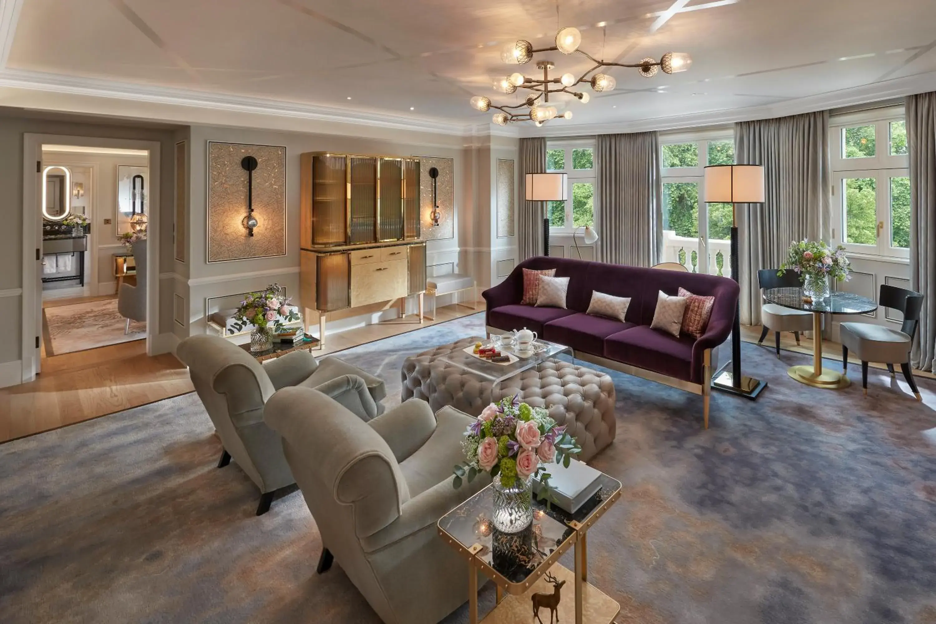 Living room, Seating Area in Mandarin Oriental Hyde Park, London