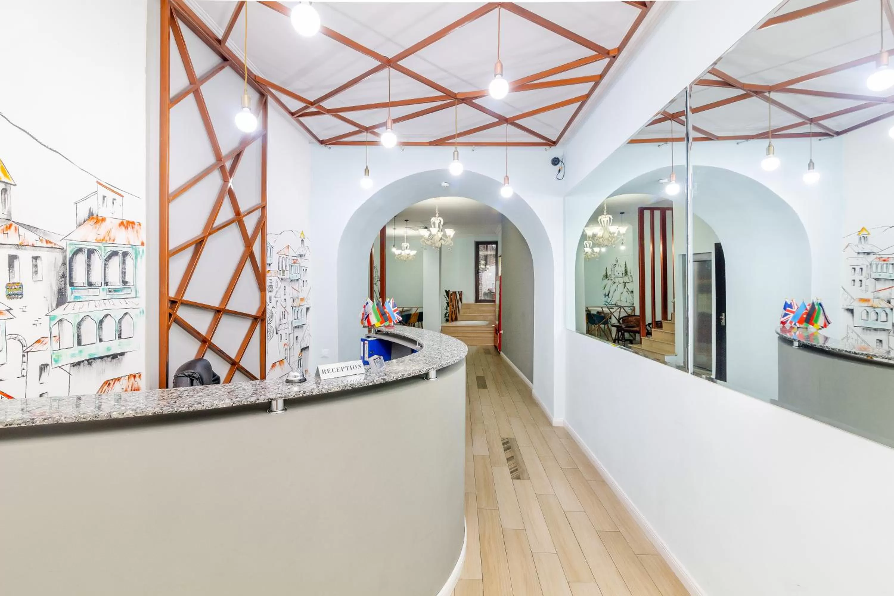 Lobby or reception in Hotel Marlyn