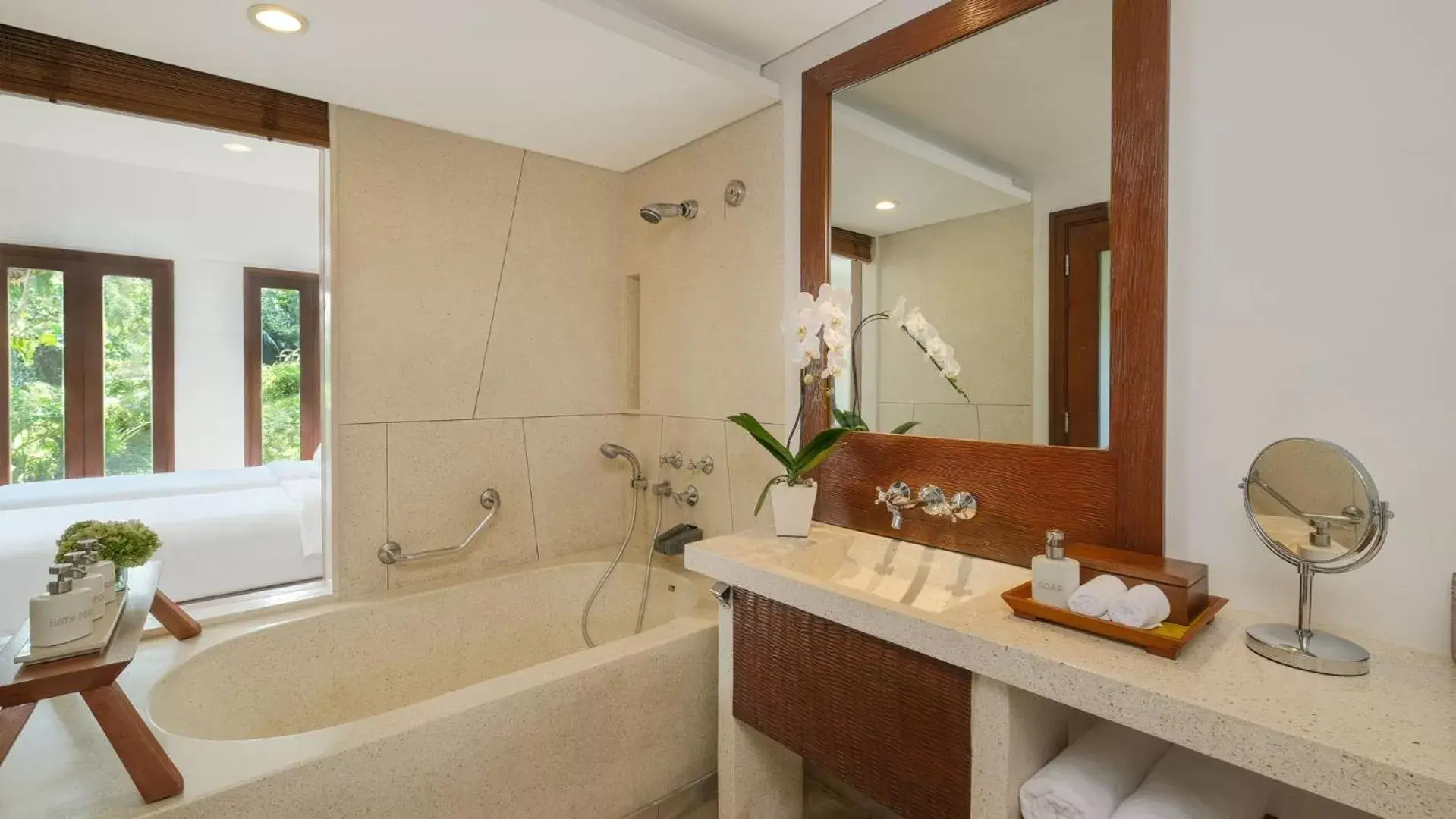 Bathroom in Maya Ubud Resort & Spa