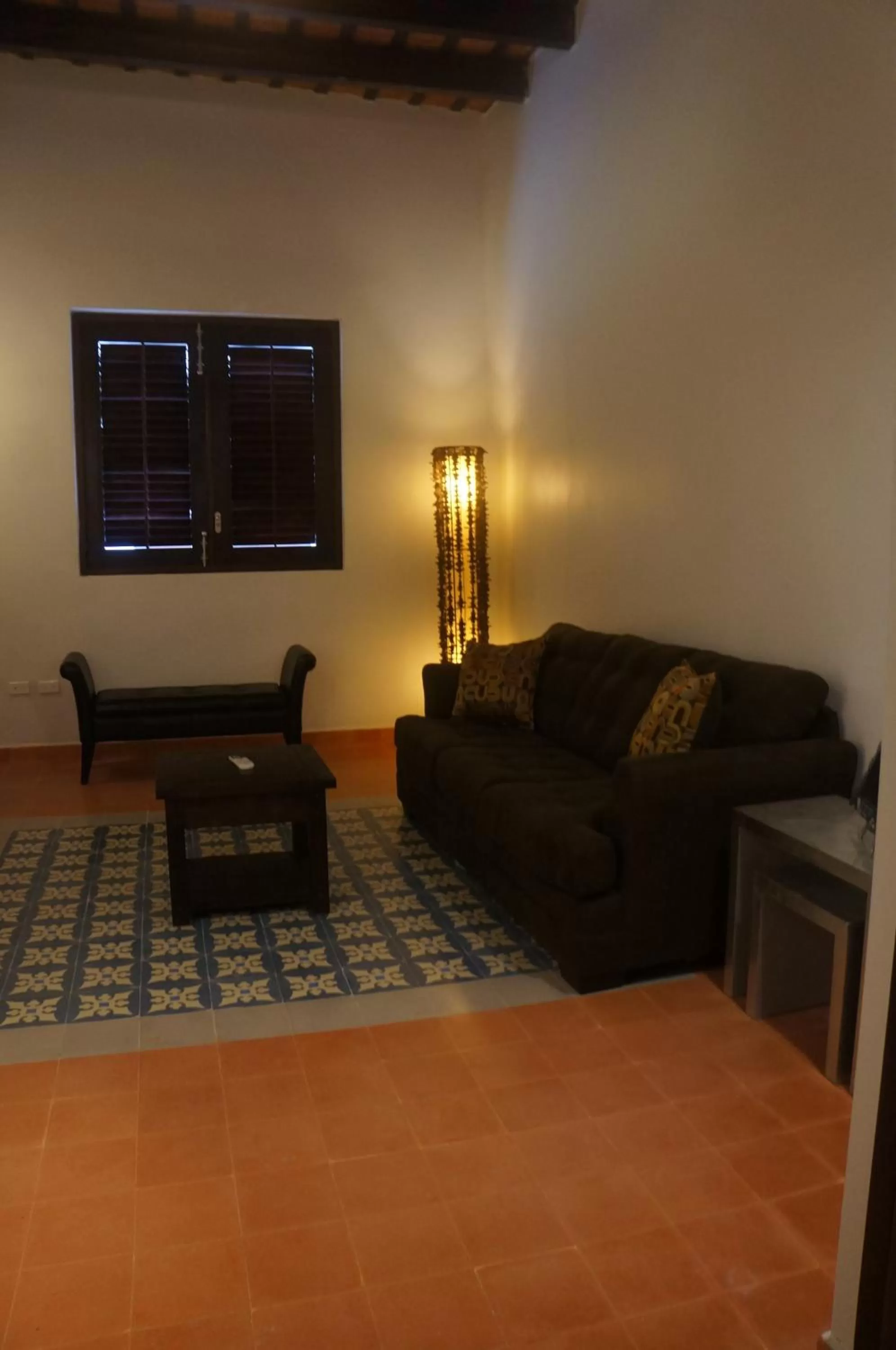 Seating area in La Terraza de San Juan