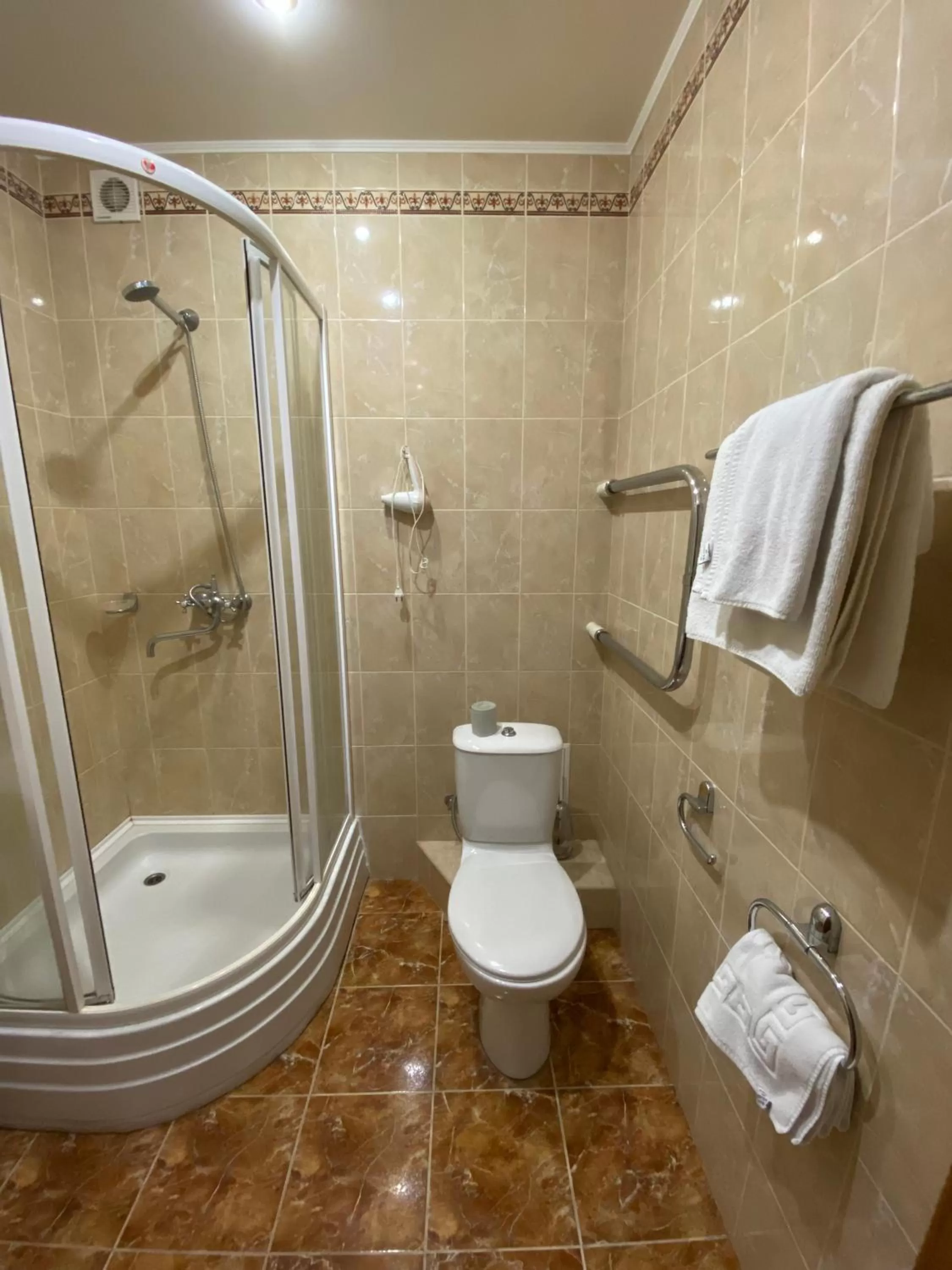 Shower in Dnipro Hotel