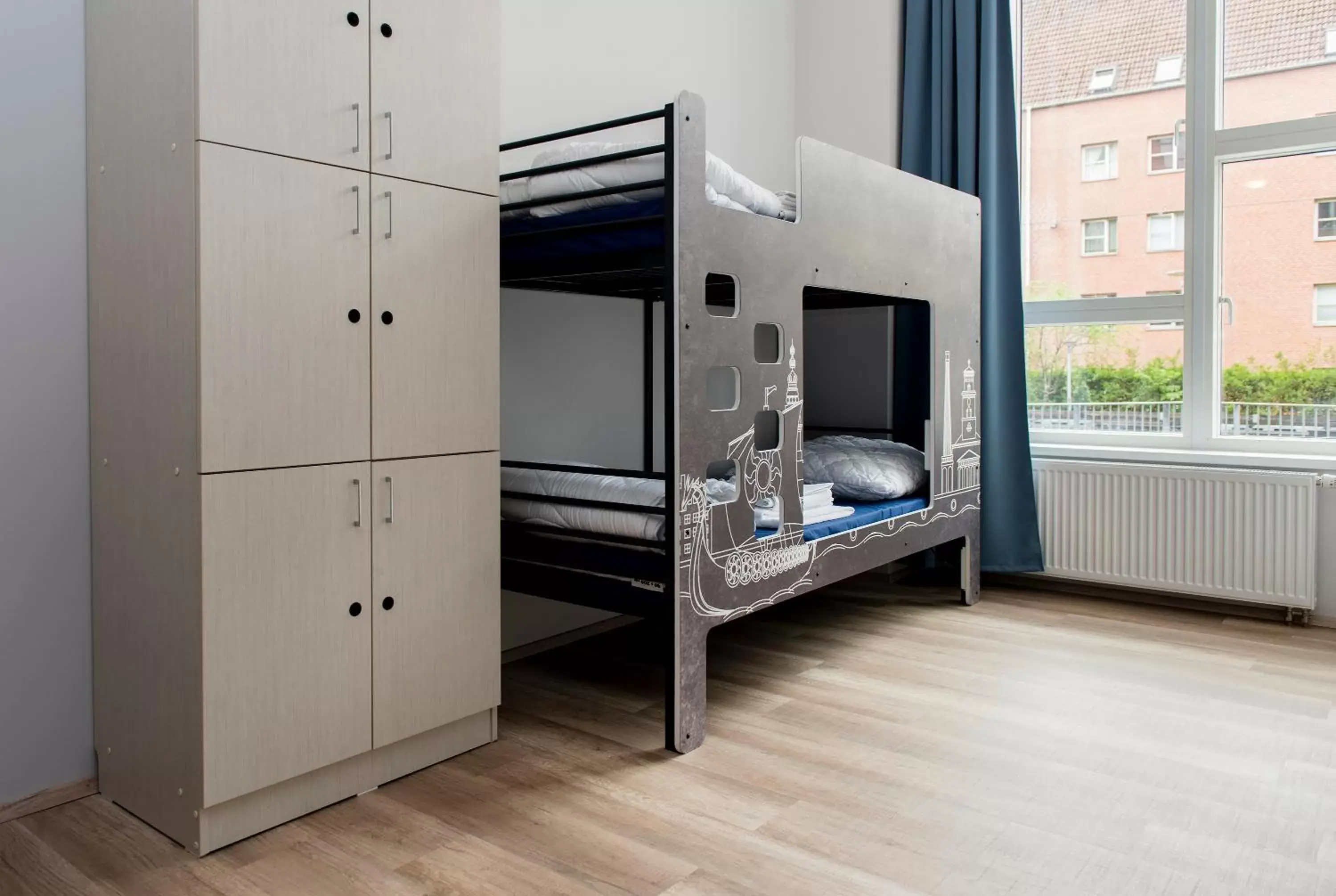 Photo of the whole room, Bunk Bed in A&O Copenhagen Norrebro