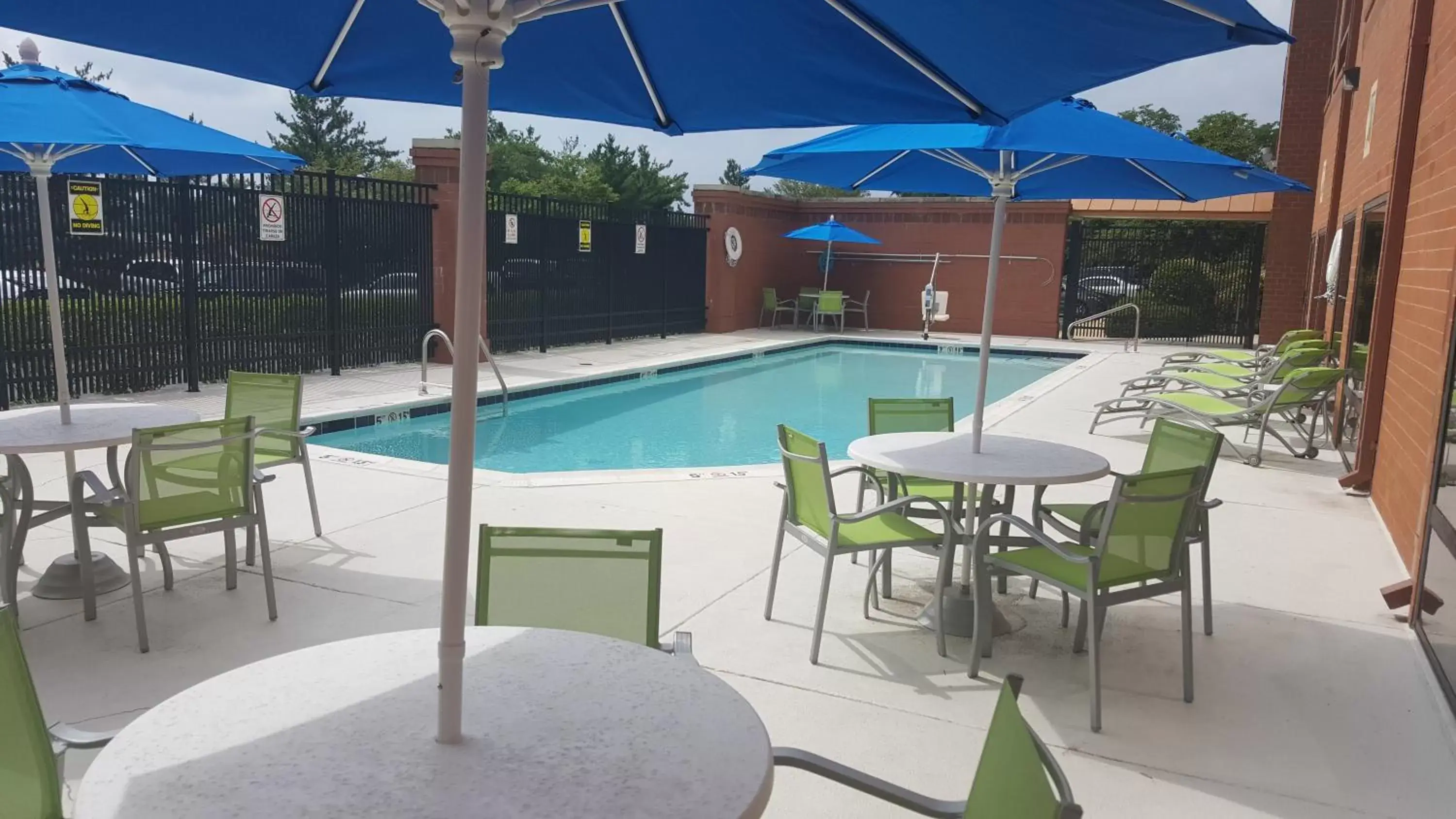 Swimming Pool in Holiday Inn Express Baltimore BWI Airport West, an IHG Hotel