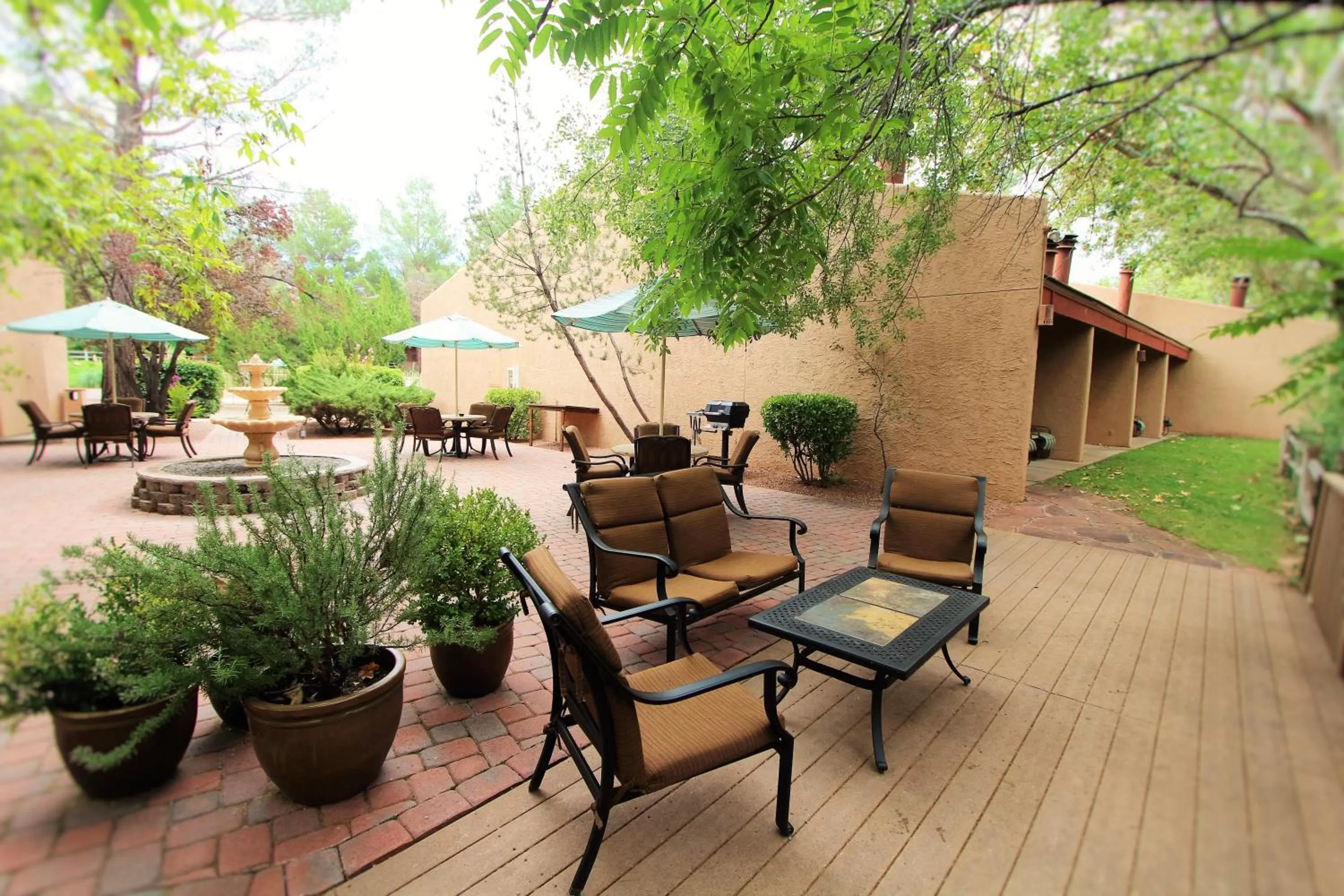 Patio in Villas at Poco Diablo