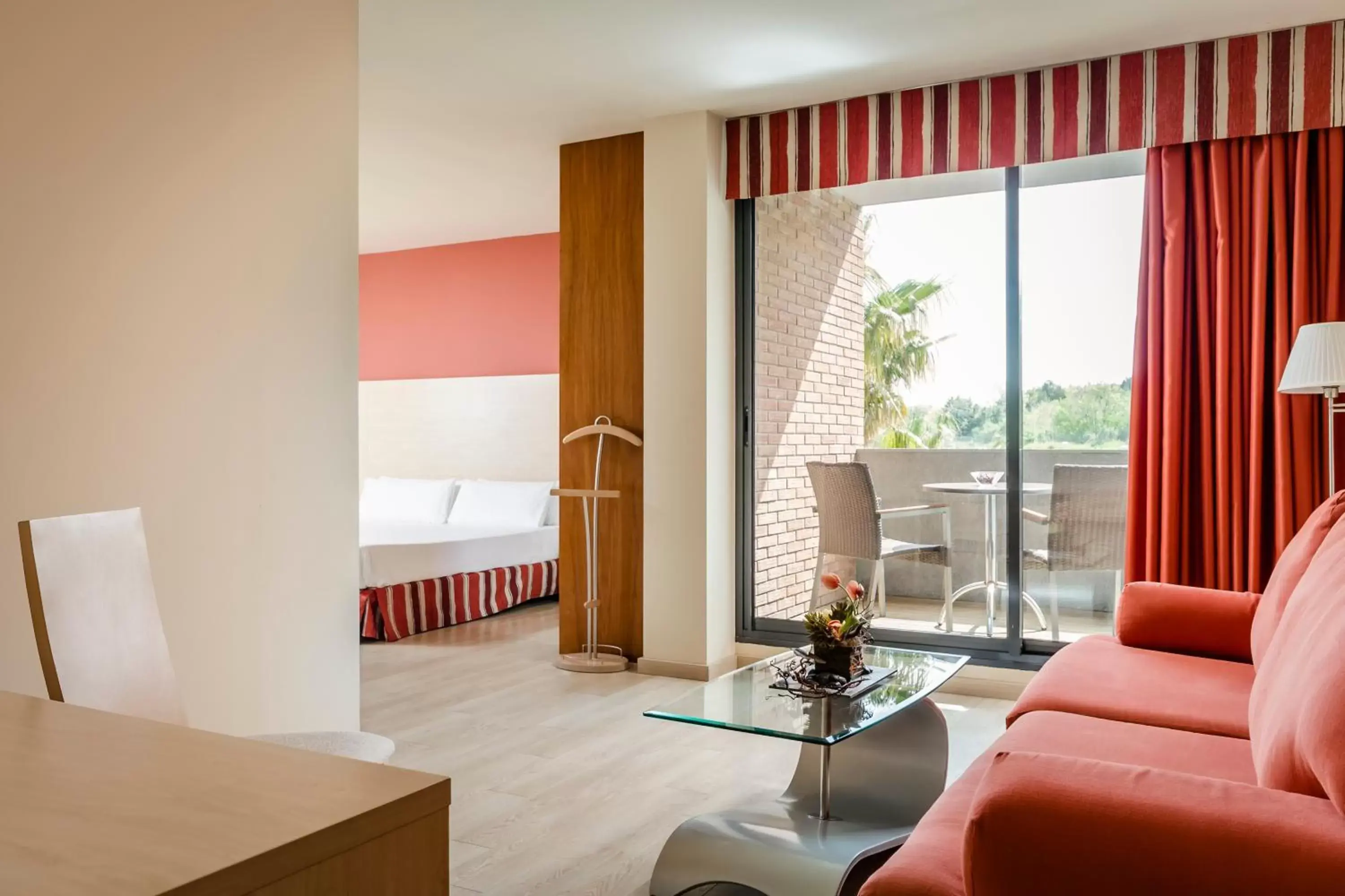 Living room, Bed in Crisol La Selva Living room, Bed in Crisol La Selva