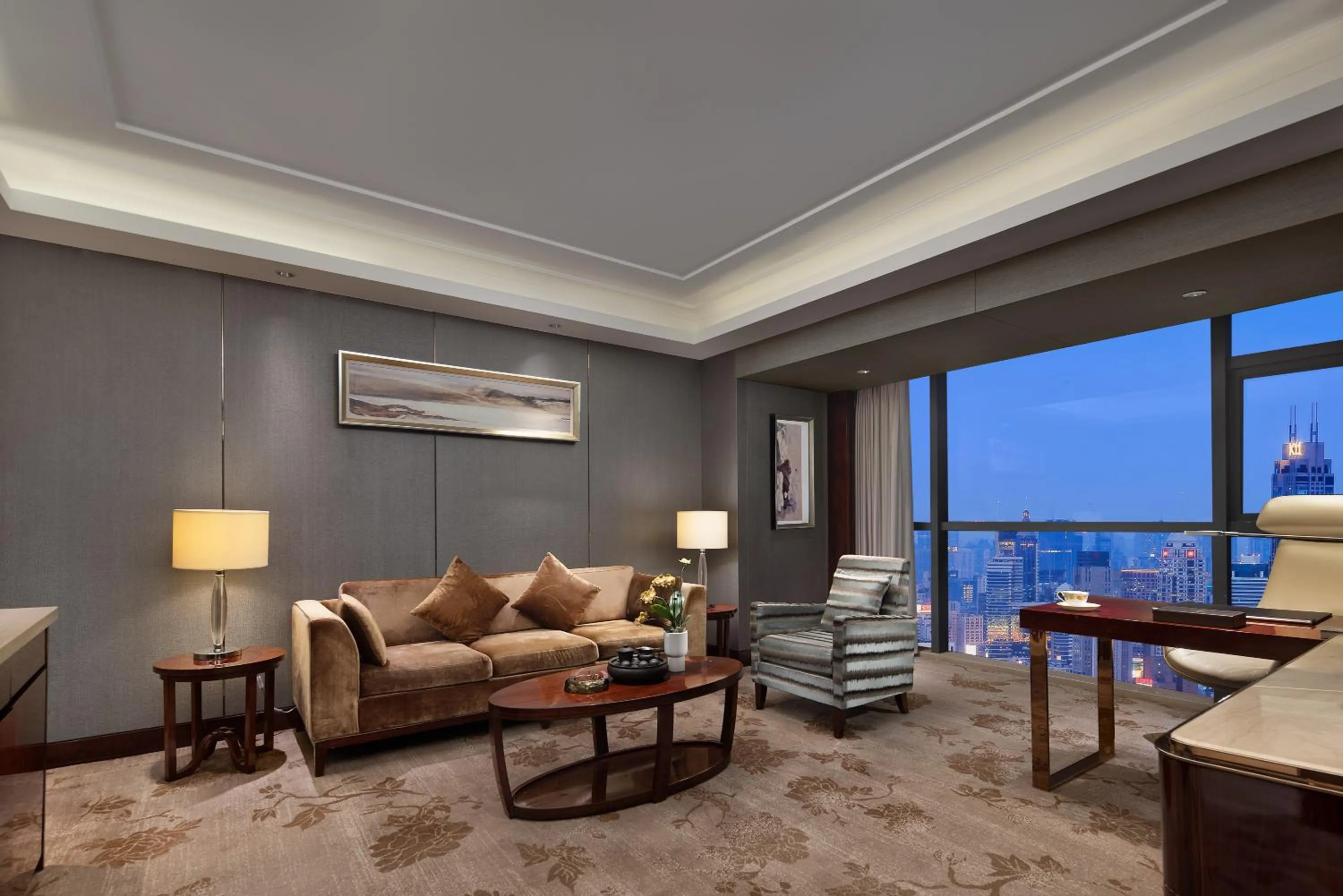 Living room in WorldHotel Grand Jiaxing Hunan