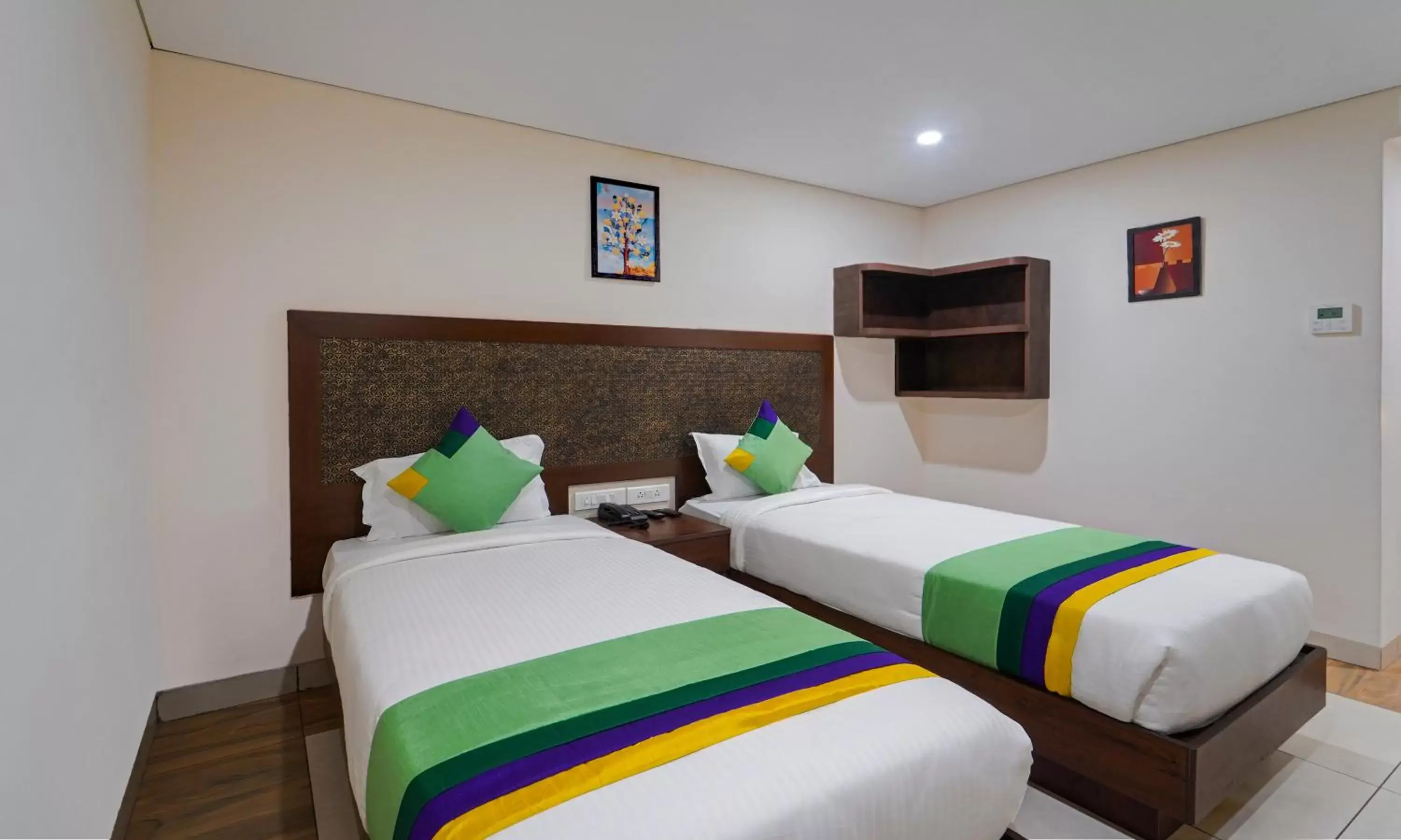 Bed in Treebo Vetri Supreme Residency Bed in Treebo Vetri Supreme Residency