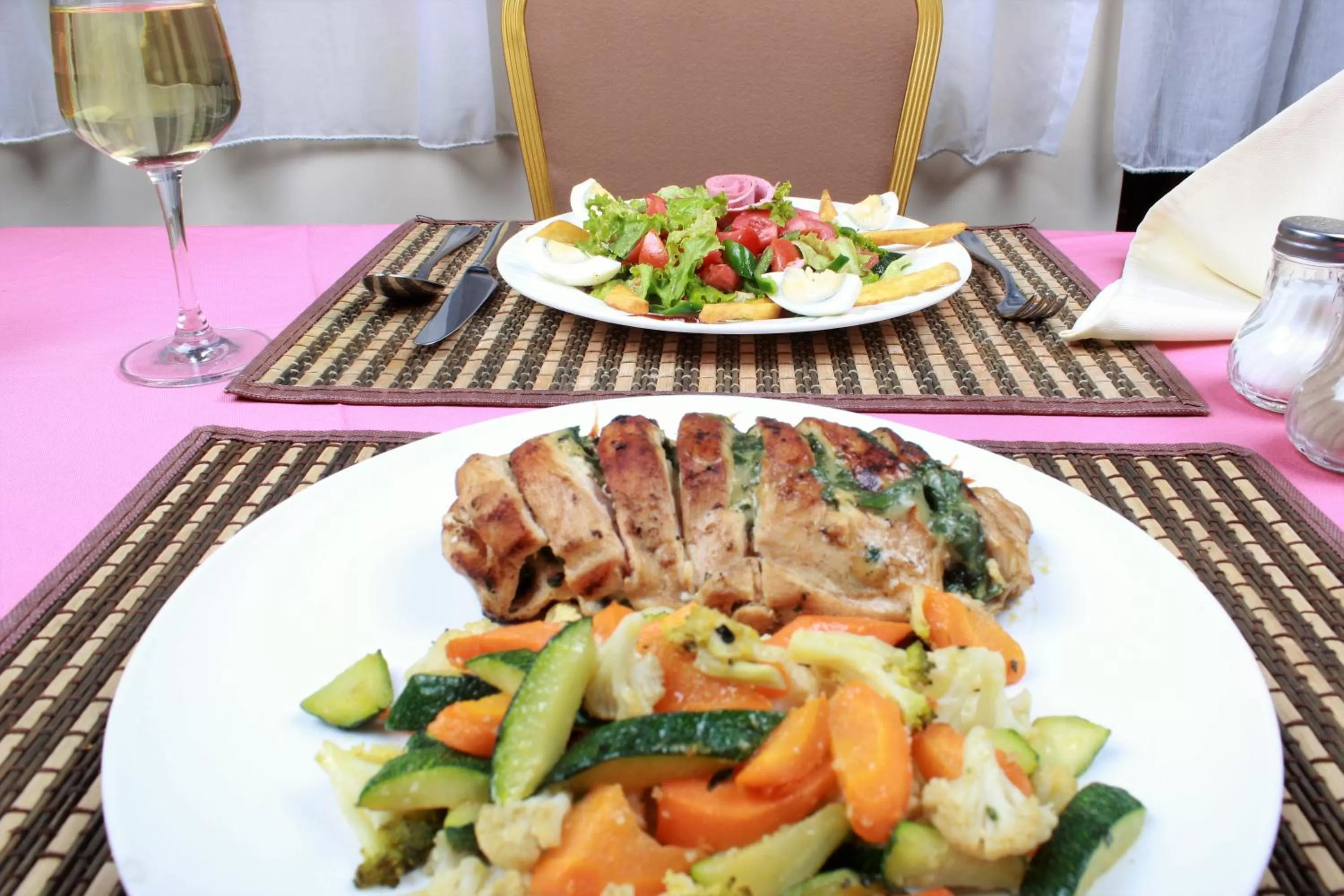 Food close-up in Hotel Lobelia