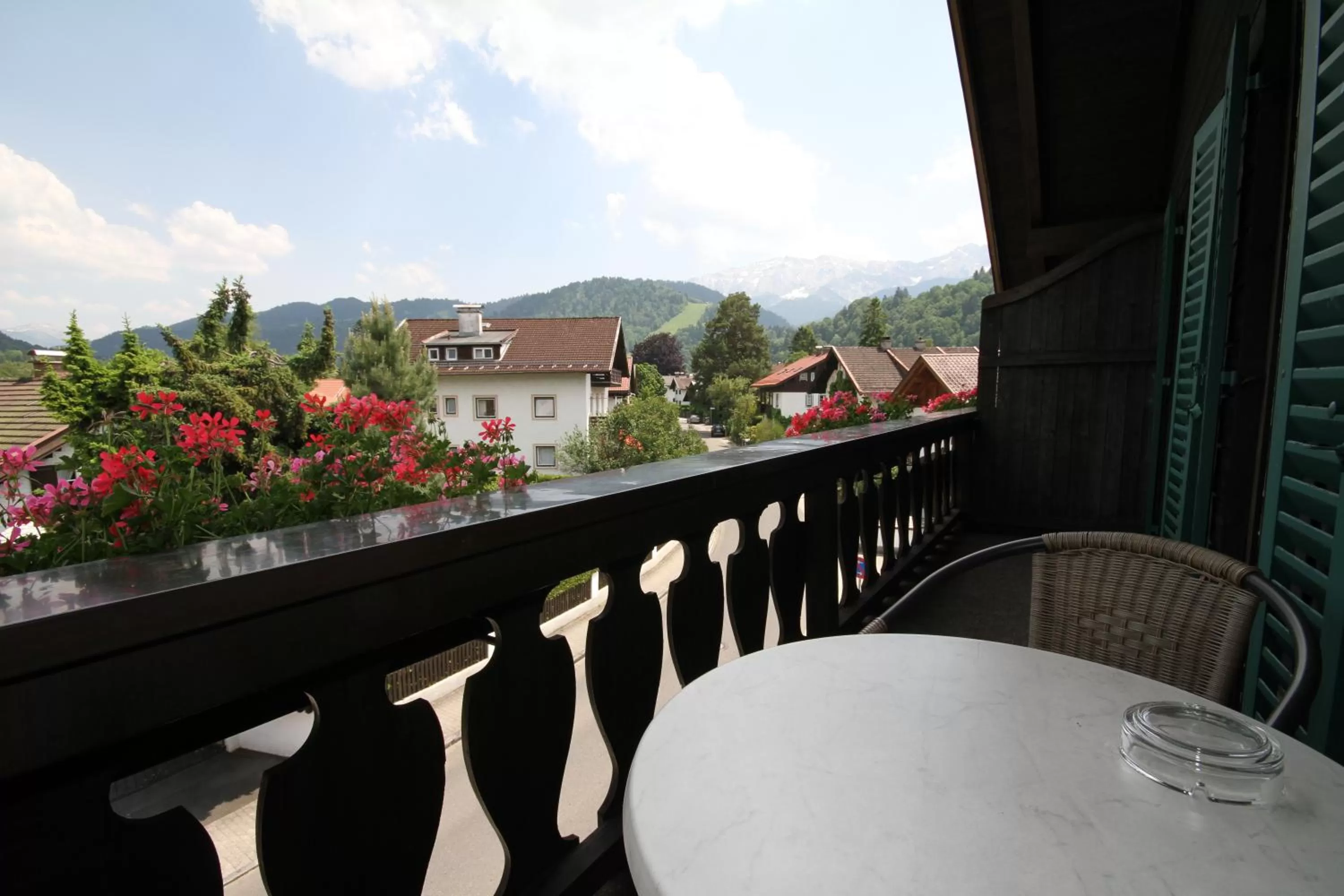 Balcony/Terrace in Weidegg - Hotel Garni