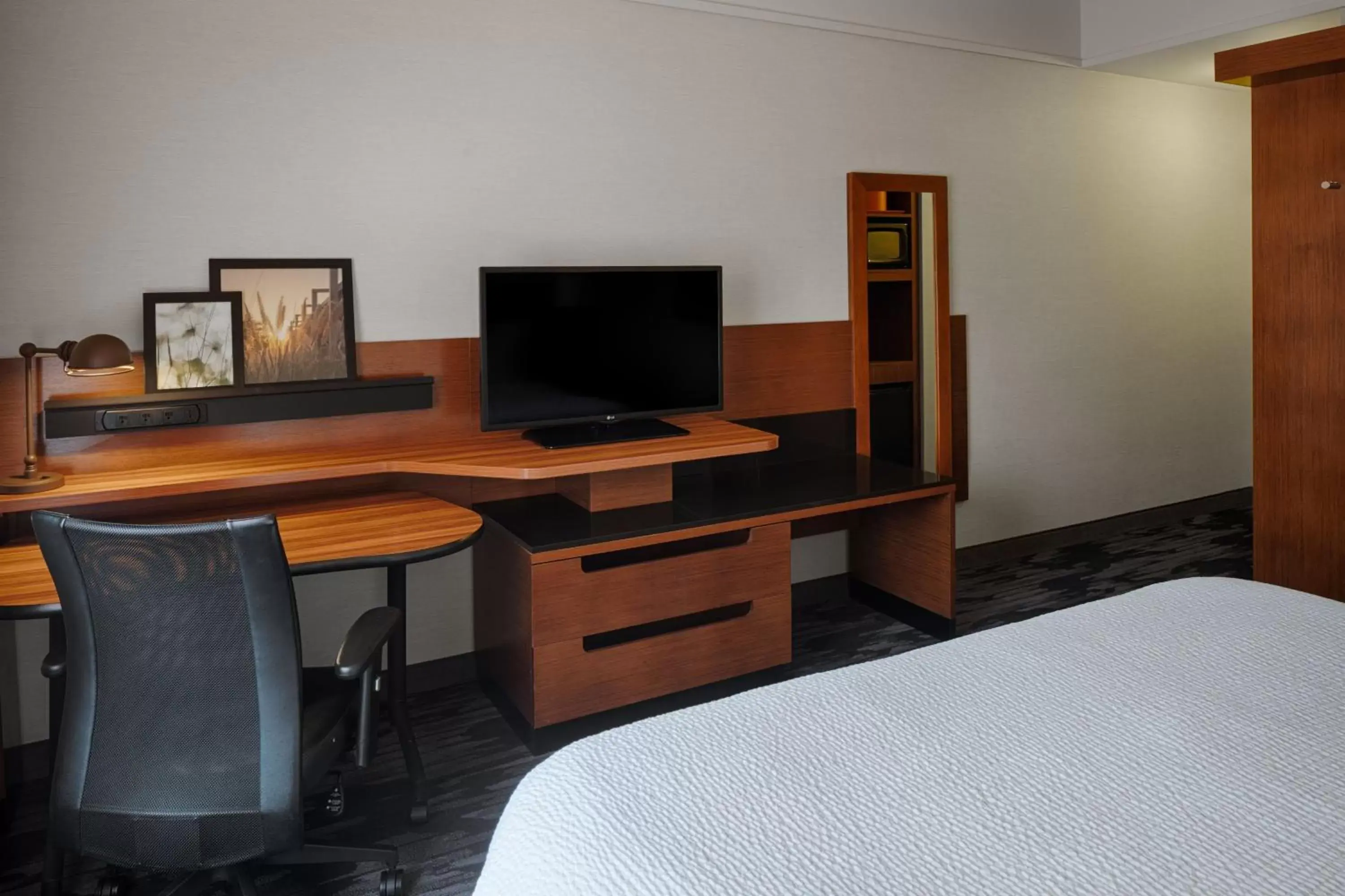 Photo of the whole room, TV/Entertainment Center in Fairfield Inn & Suites by Marriott Columbus Airport