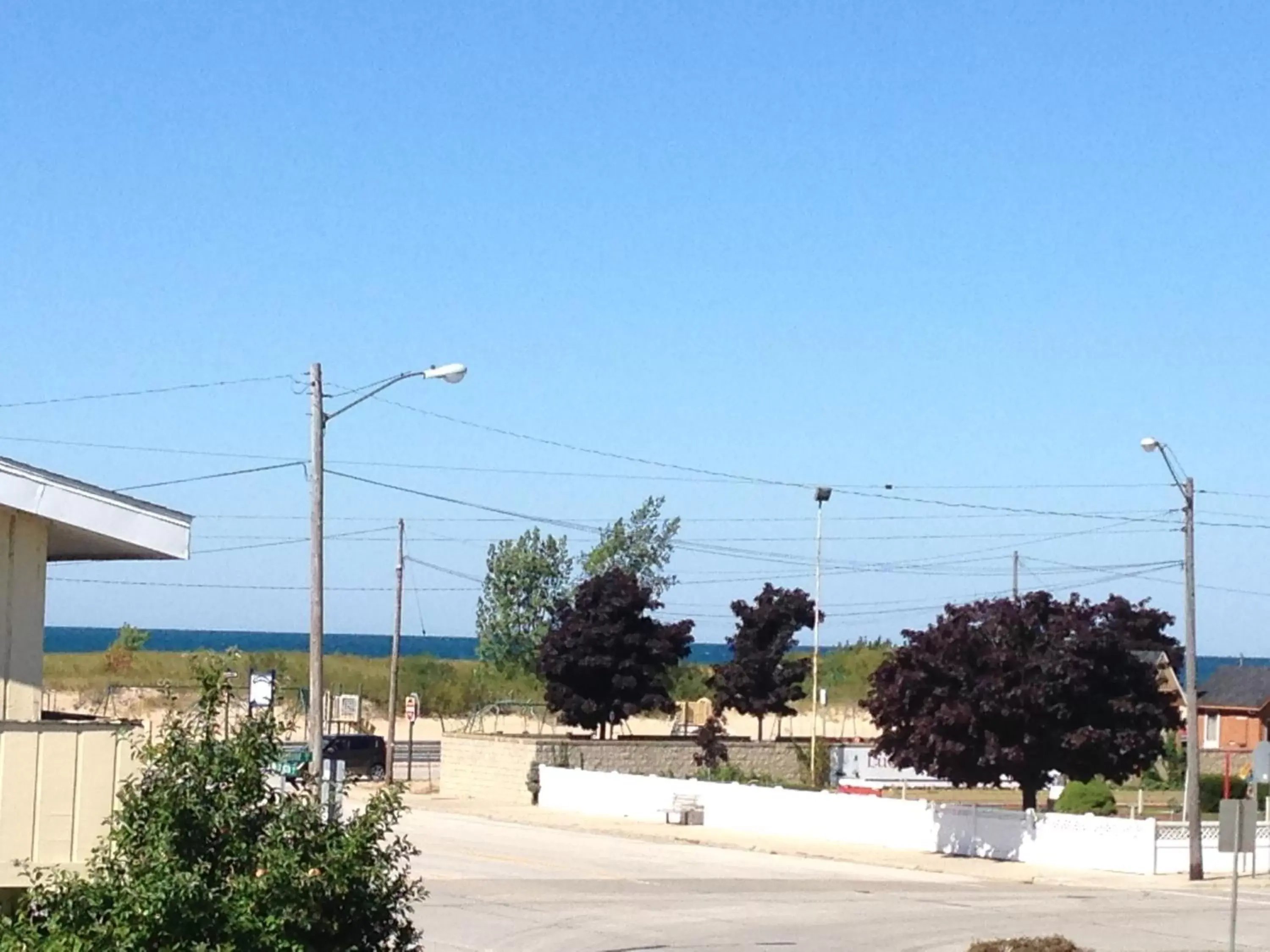 Beach, Sea View in Ludington Pier House