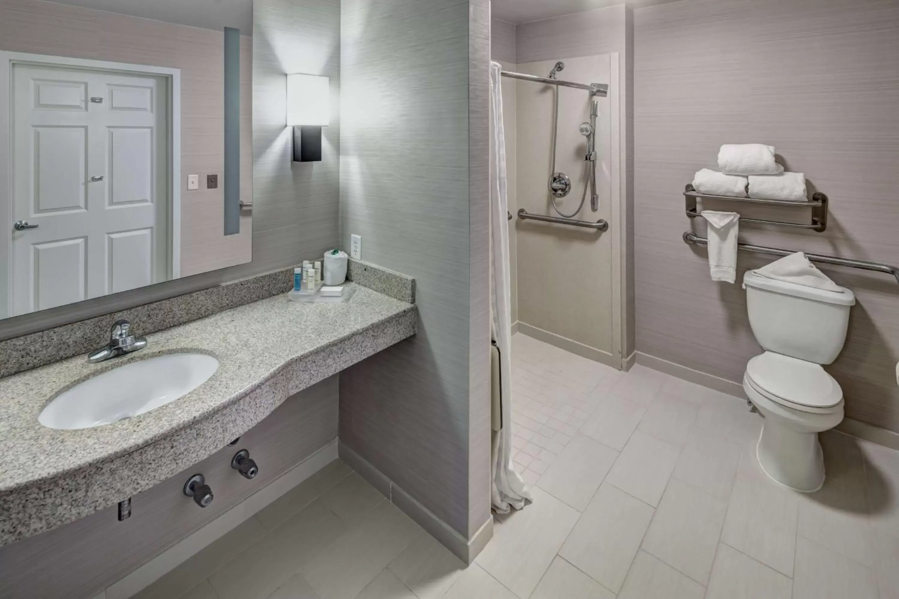 Bathroom in Homewood Suites by Hilton Mahwah