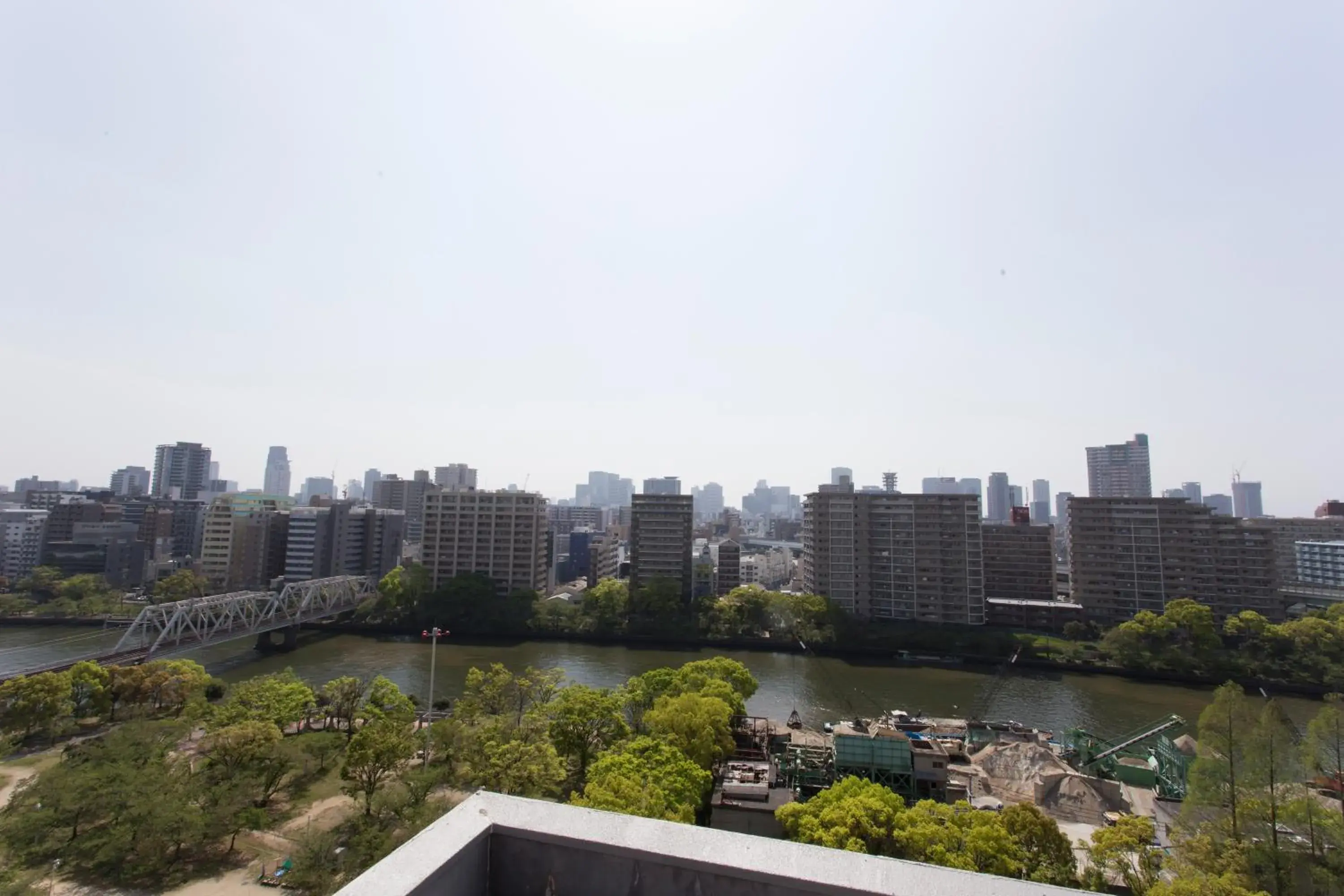 River view in Osaka River Side Hotel