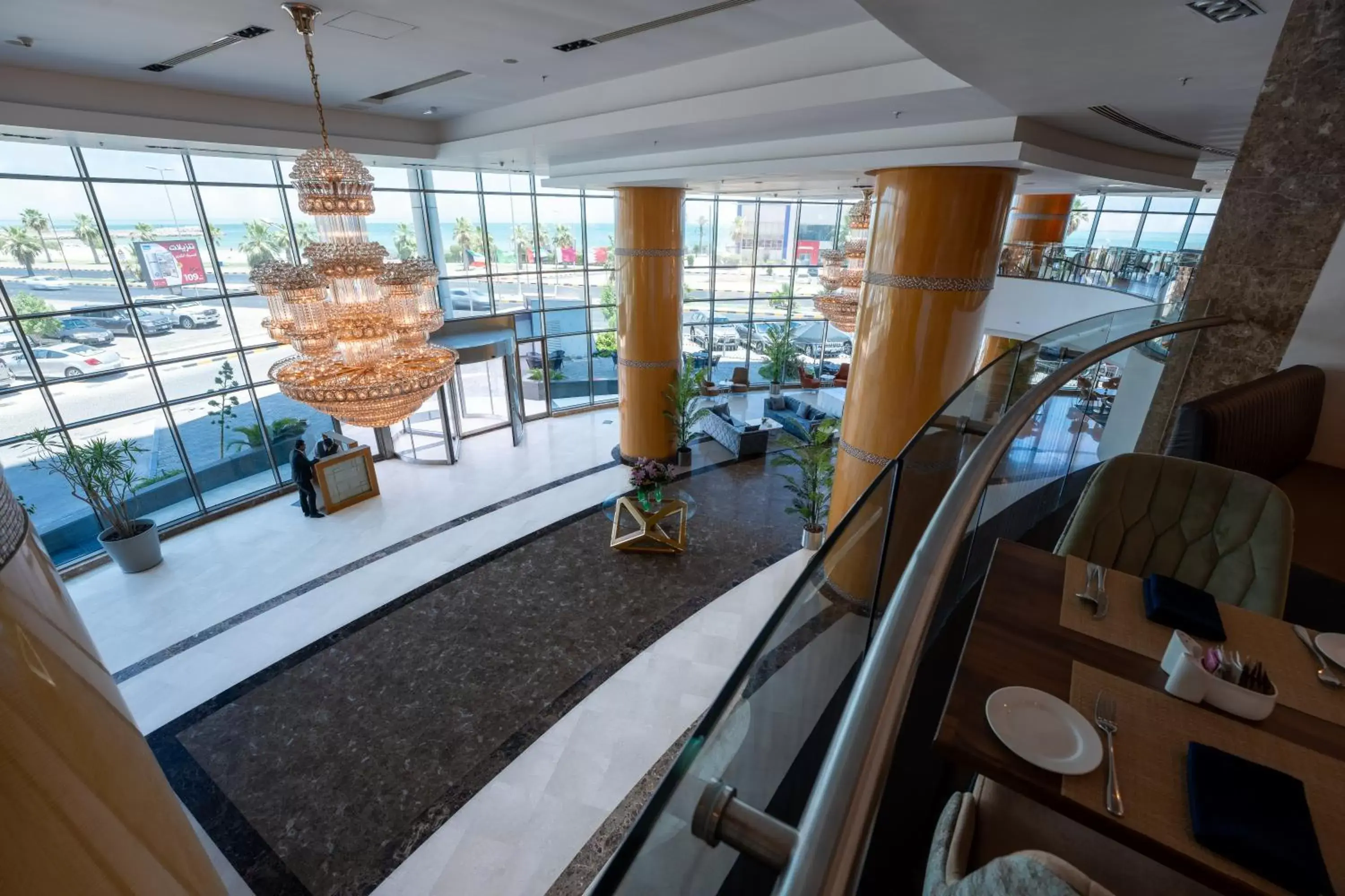 Lobby or reception, Fitness Center/Facilities in Grand Hotel