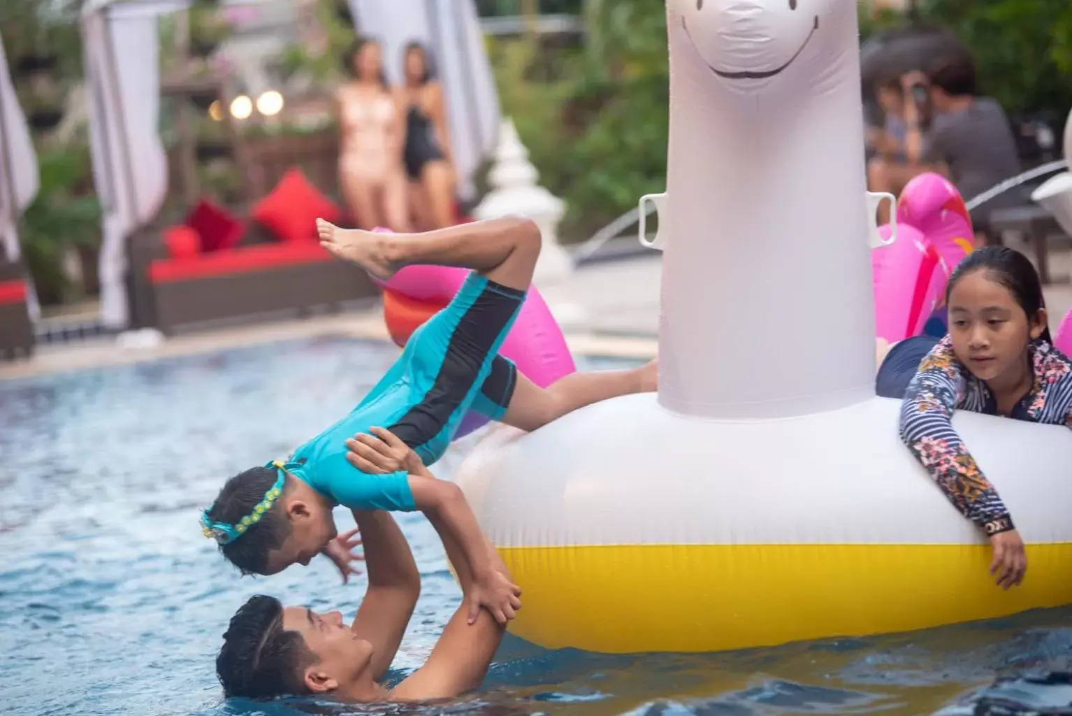 Children in The LD Pattaya Hotel