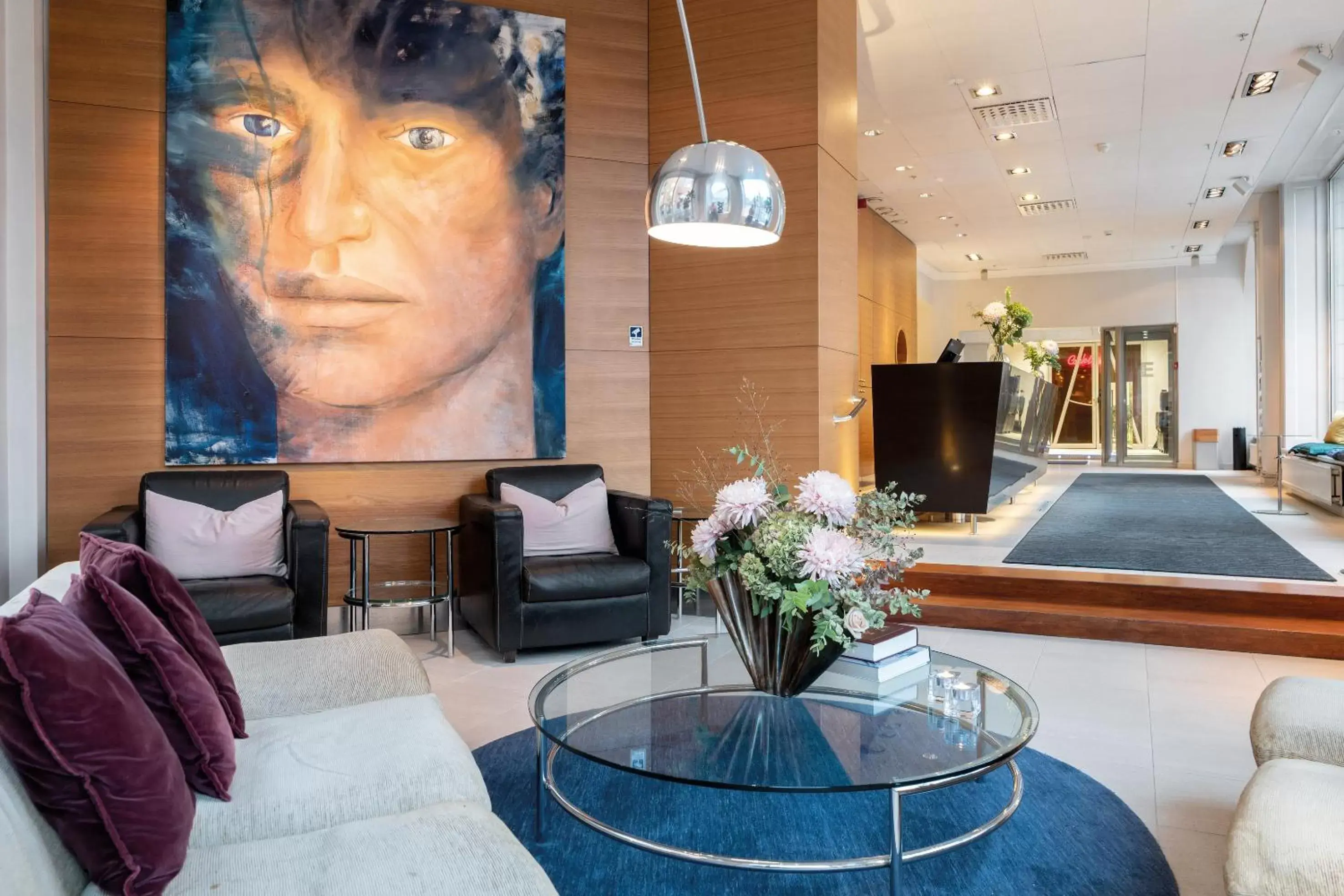 Lobby or reception in Elite Hotel Stockholm Plaza