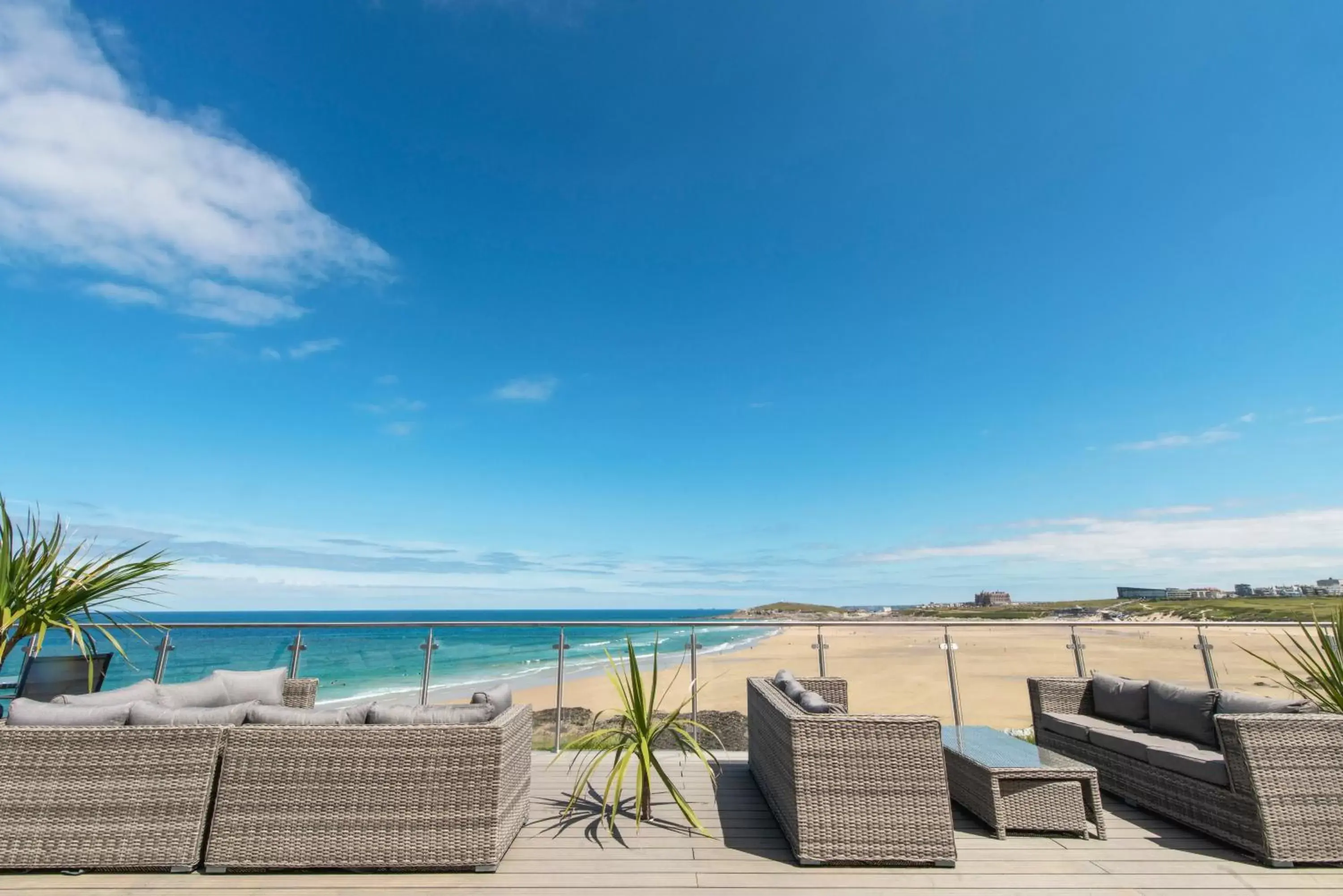 View (from property/room), Sea View in Fistral Beach Hotel and Spa - Adults Only