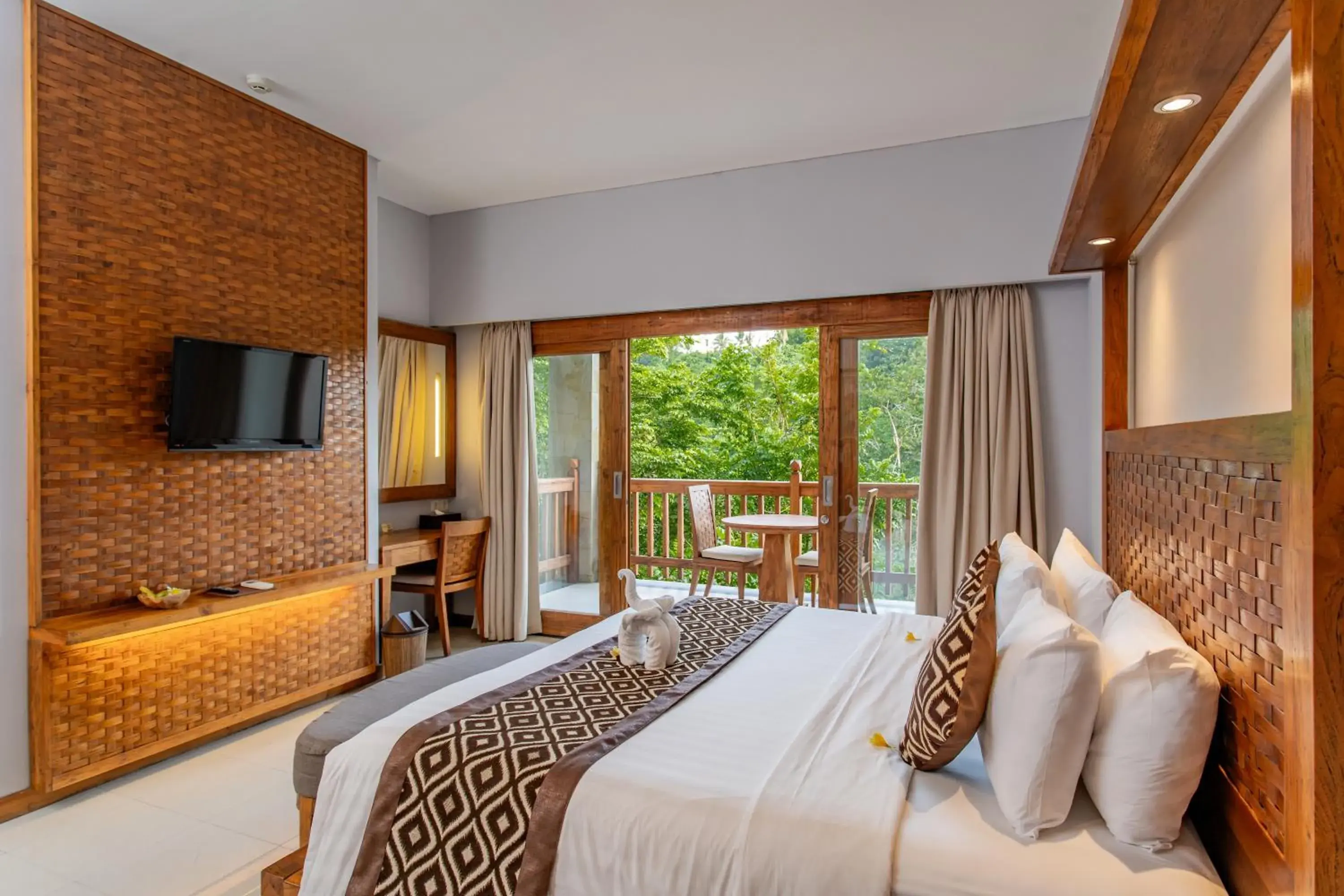 Bedroom in The Lokha Ubud Resort Villas and Spa