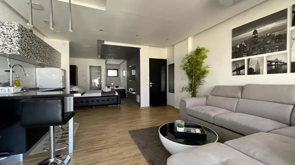 Seating Area in Lev Eilat Suites