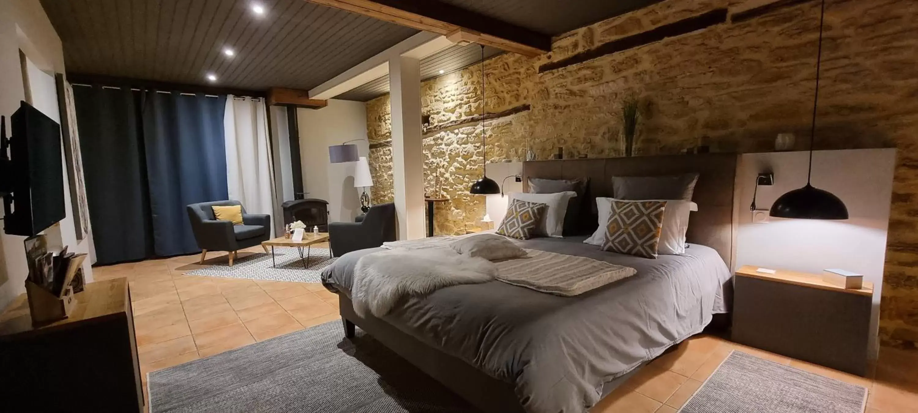 Bedroom, Bed in Le Clos de la Tour