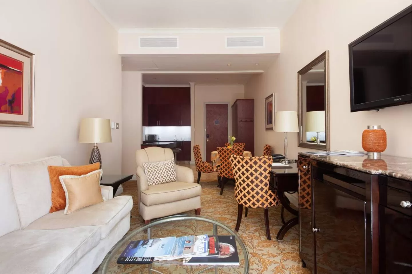 Living room, Seating Area in Taj Executive Suites, Private Residence