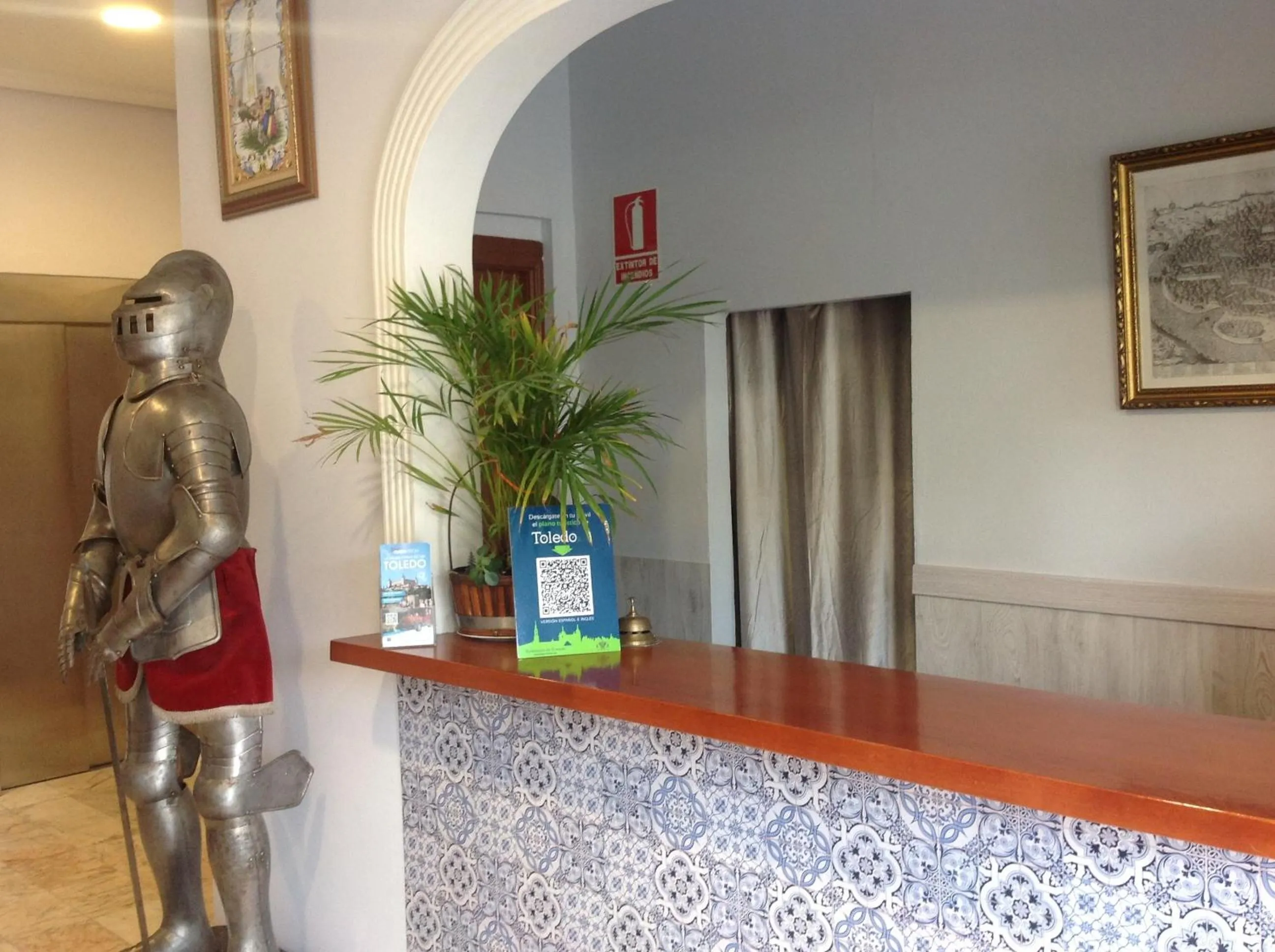 Lobby or reception in Hotel Godofredo